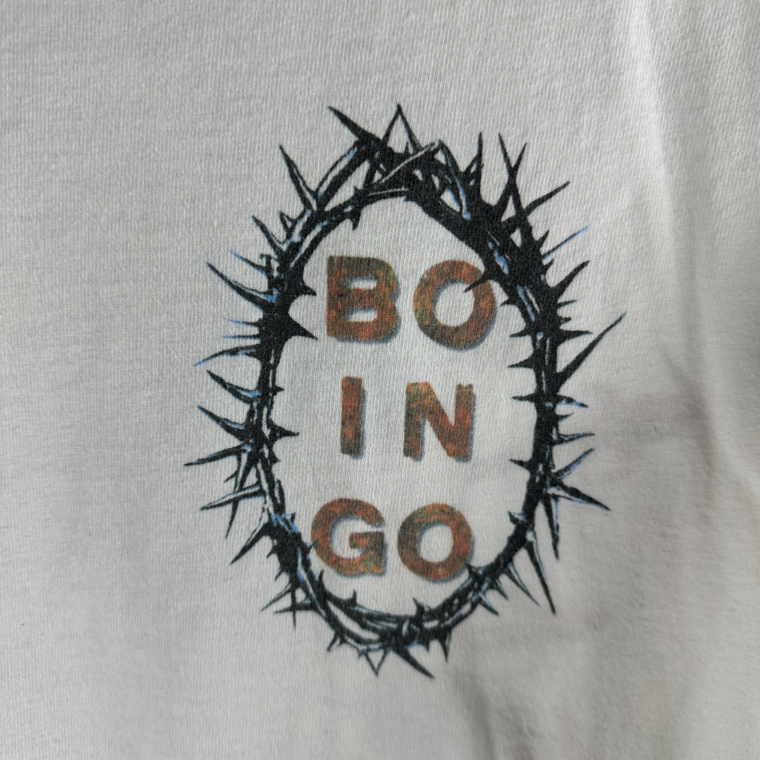 Vintage 90s Oingo Boingo New Wave Band Double Sided Size US XL / EU 56 / 4 - 3 Thumbnail