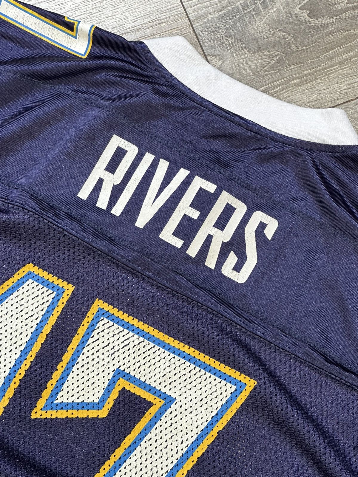 NFL Reebok Philip Rivers Chargers Jersey Tee Blue Size US M / EU 48-50 / 2 - 10 Thumbnail