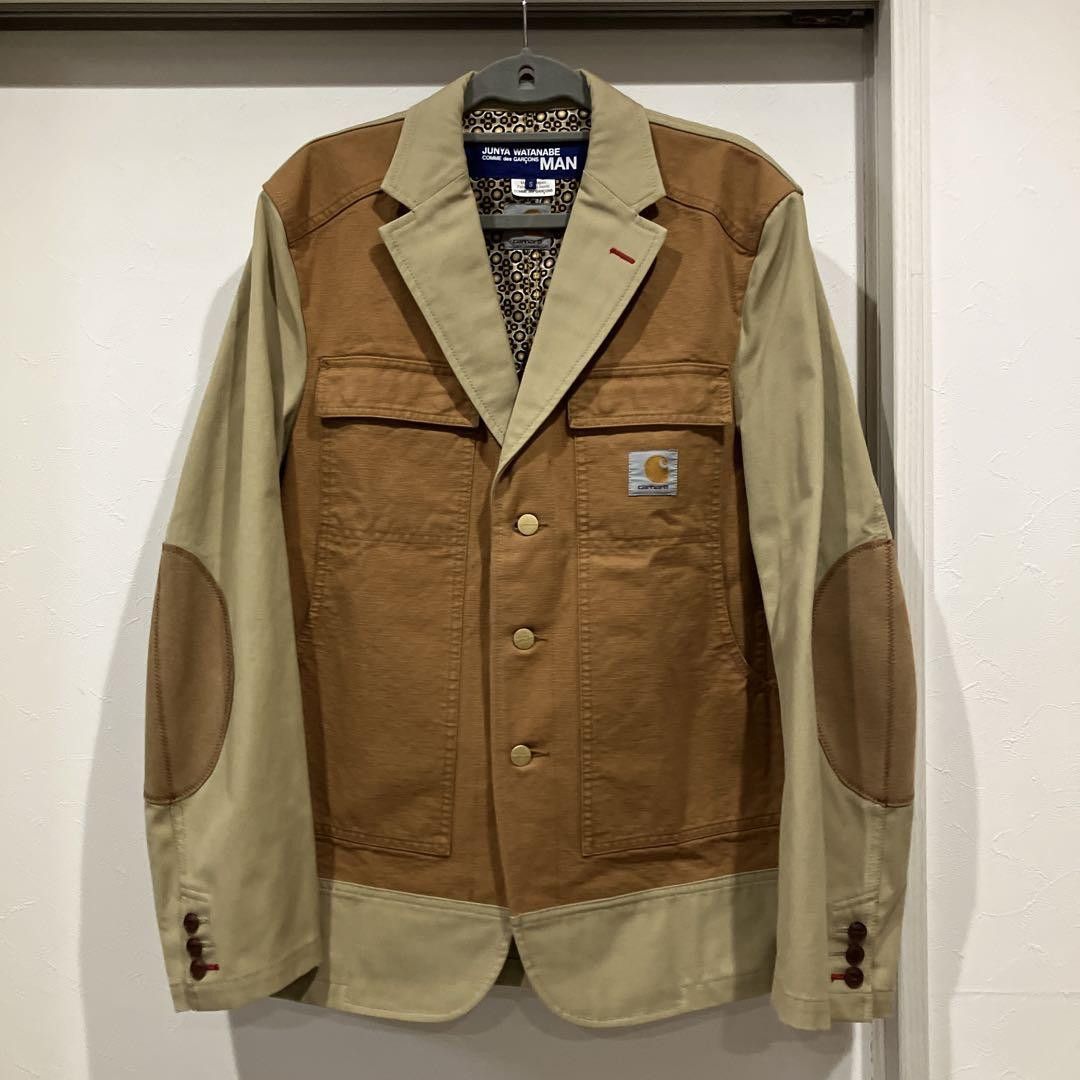 Comme des Garcons × Junya Watanabe Carhartt Comme des Garçons Tailored Jacket Patchwork Size US S / EU 44-46 / 1 - 1 Thumbnail