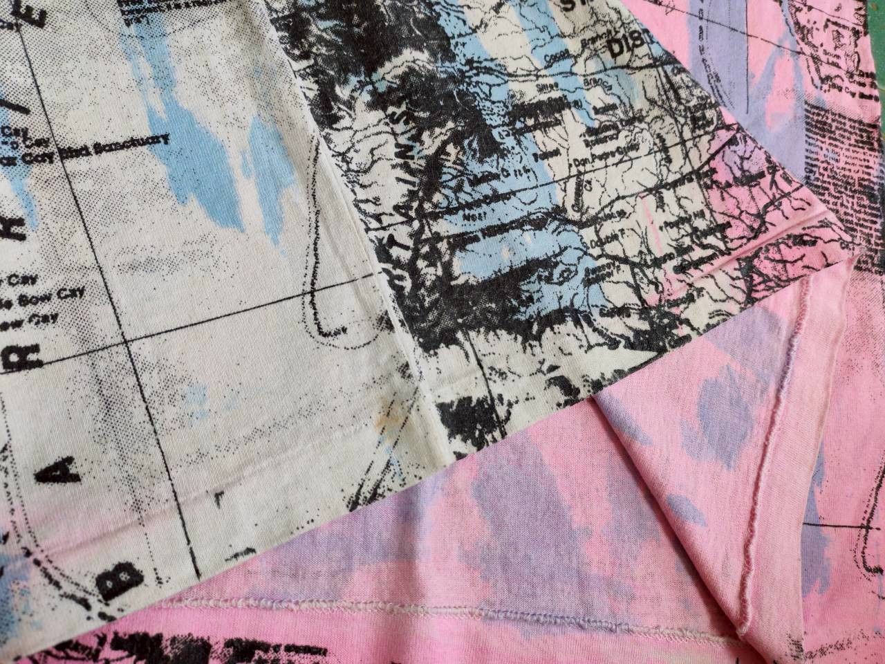 Other rare overprinted 2 sides belize map t shirt single stitch Size US M / EU 48-50 / 2 - 7 Thumbnail