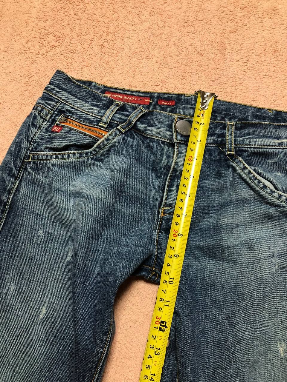 Miss Sixty vintage jeans luxury Miss Sixty crazy Y2K streetwear Size 26" / US 2 / IT 38 - 19 Thumbnail