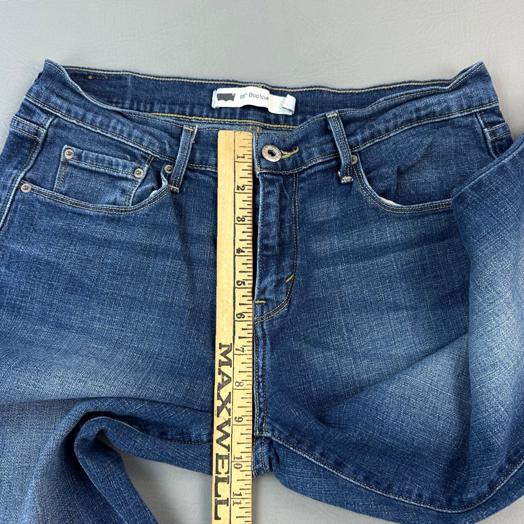 Levi's VINTAGE Levi's 515 Jeans Women’s 8 30x30 Dark Wash Denim Bootcut Stretch Rodeo Casual Jeans Size 30" / US 8 / IT 44 - 5 Thumbnail