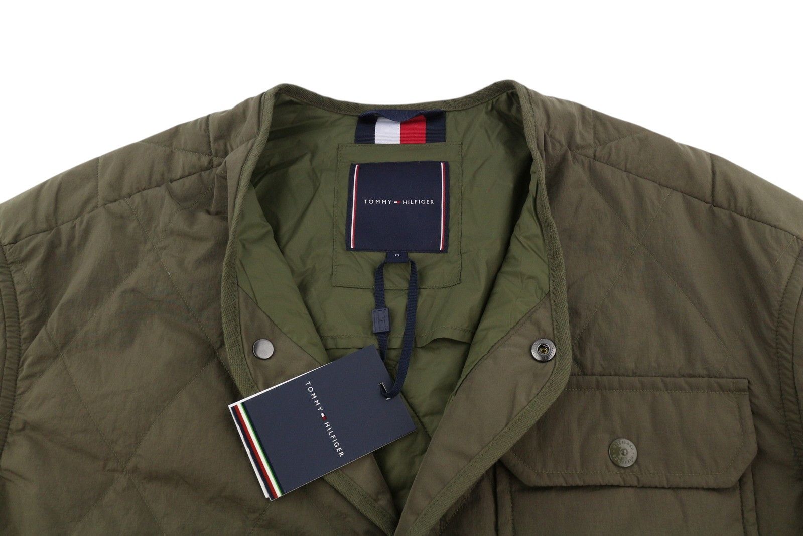 Tommy Hilfiger PACKABLE RECYCLED LINER M Khaki Green Padded Jacket 85621 Size US M / EU 48-50 / 2 - 6 Thumbnail