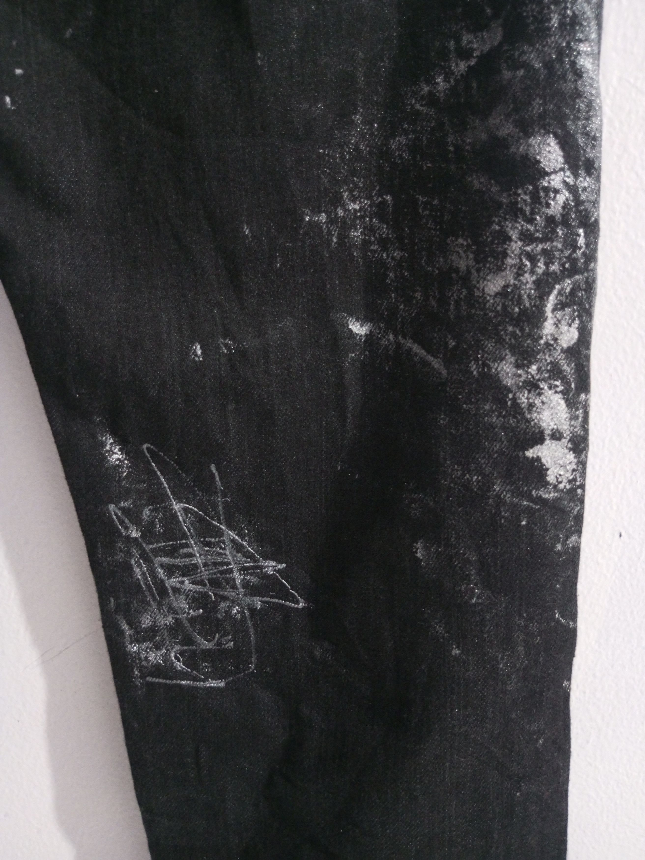 Uniqlo Vintage Uniqlo Painted glitter jeans Size US 31 - 7 Thumbnail