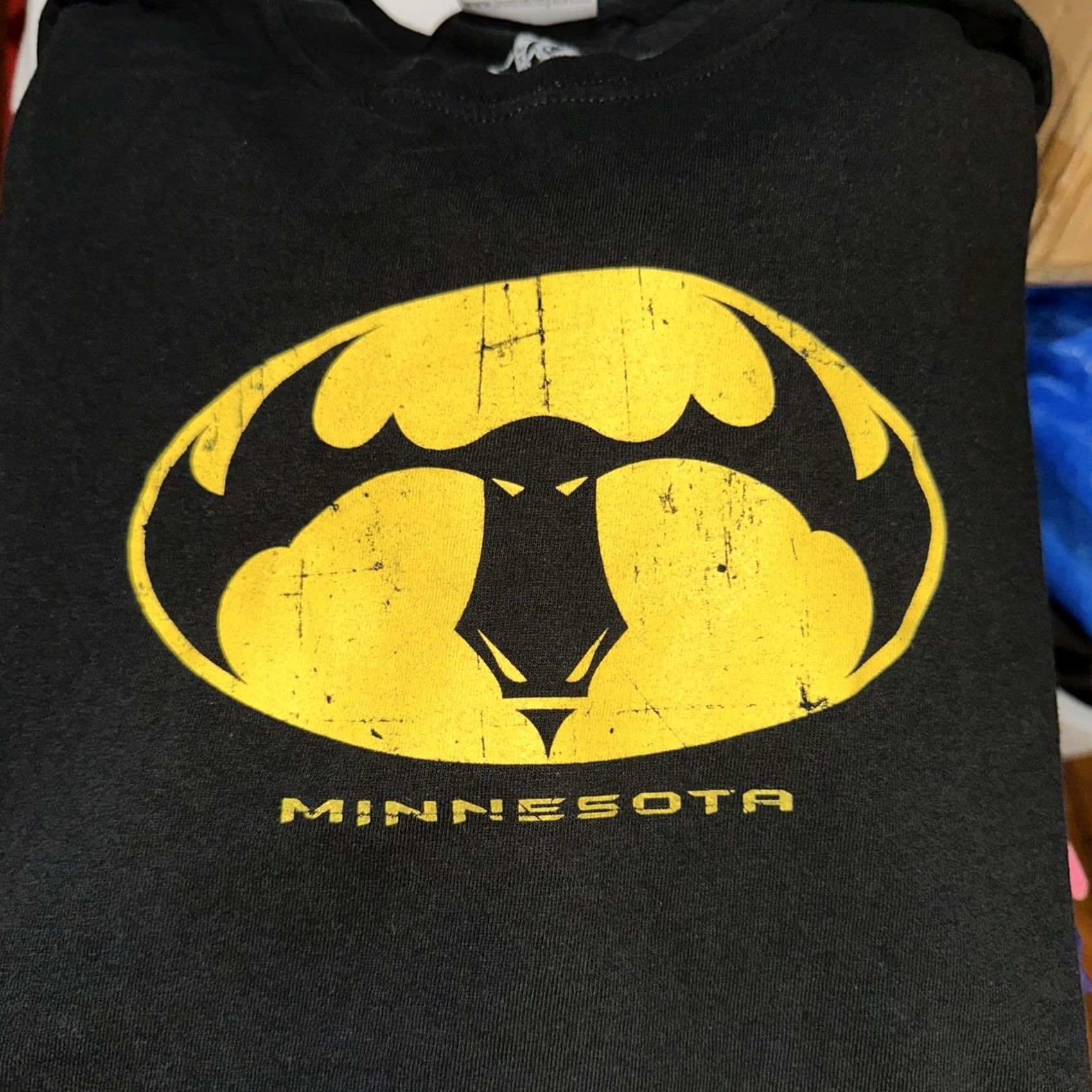 CO Duck Minnesota Moose Bat Logo T-Shirt Men’s Large Black Funny Graphic Tee Shirt Size US L / EU 52-54 / 3 - 2 Thumbnail