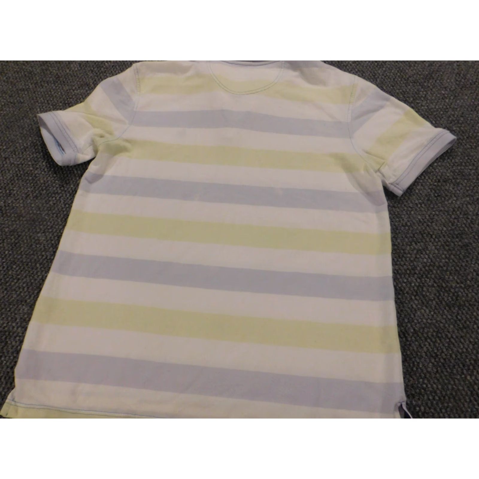 Izod Izod Polo Shirt L Blue Striped Stretch Cotton Knit Logo Short Sleeve Men Size US L / EU 52-54 / 3 - 7 Thumbnail