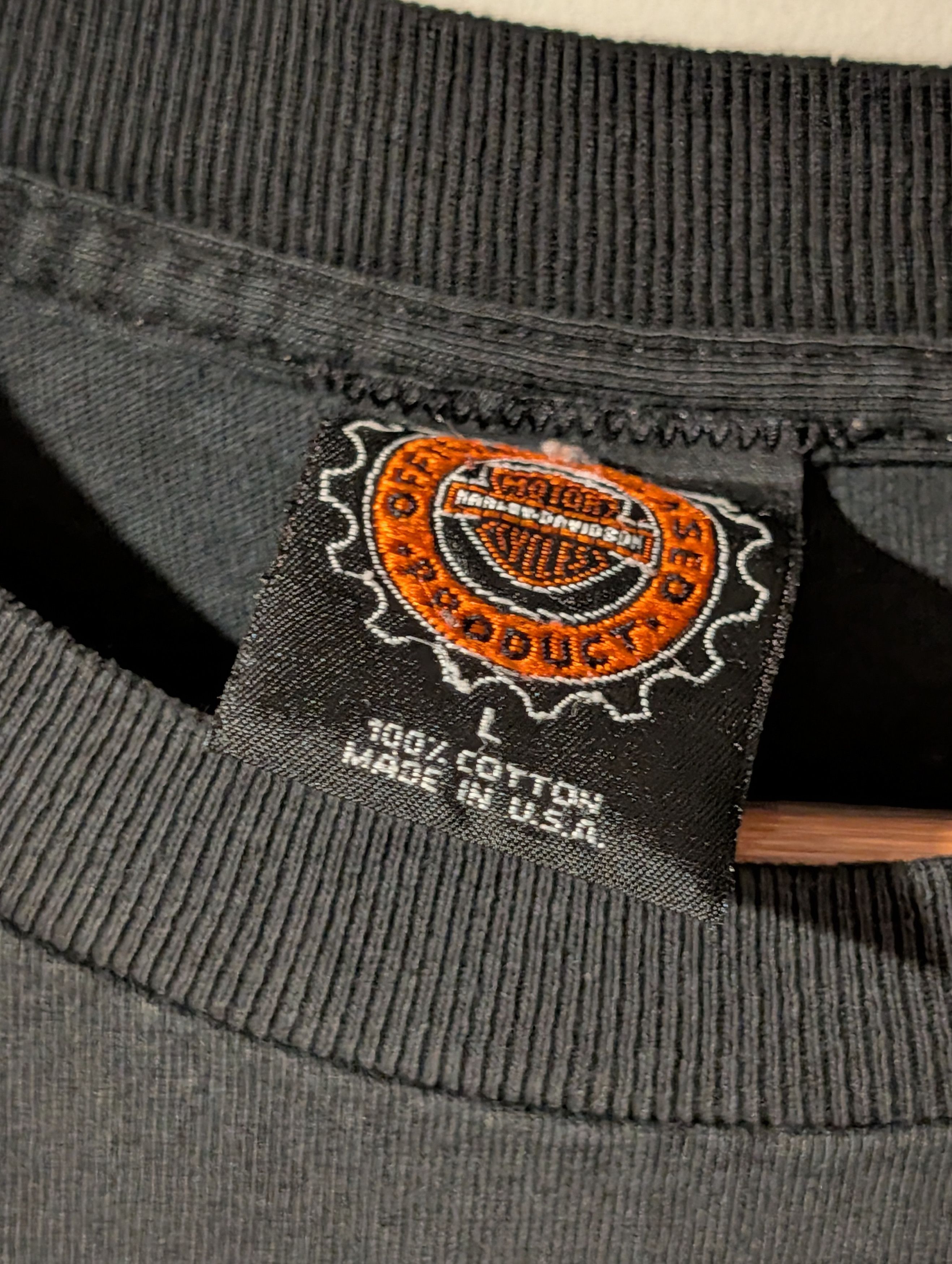 Harley Davidson VTG Harley Davidson Cycles Logo Pocket T-Shirt USA Large Size US L / EU 52-54 / 3 - 5 Thumbnail
