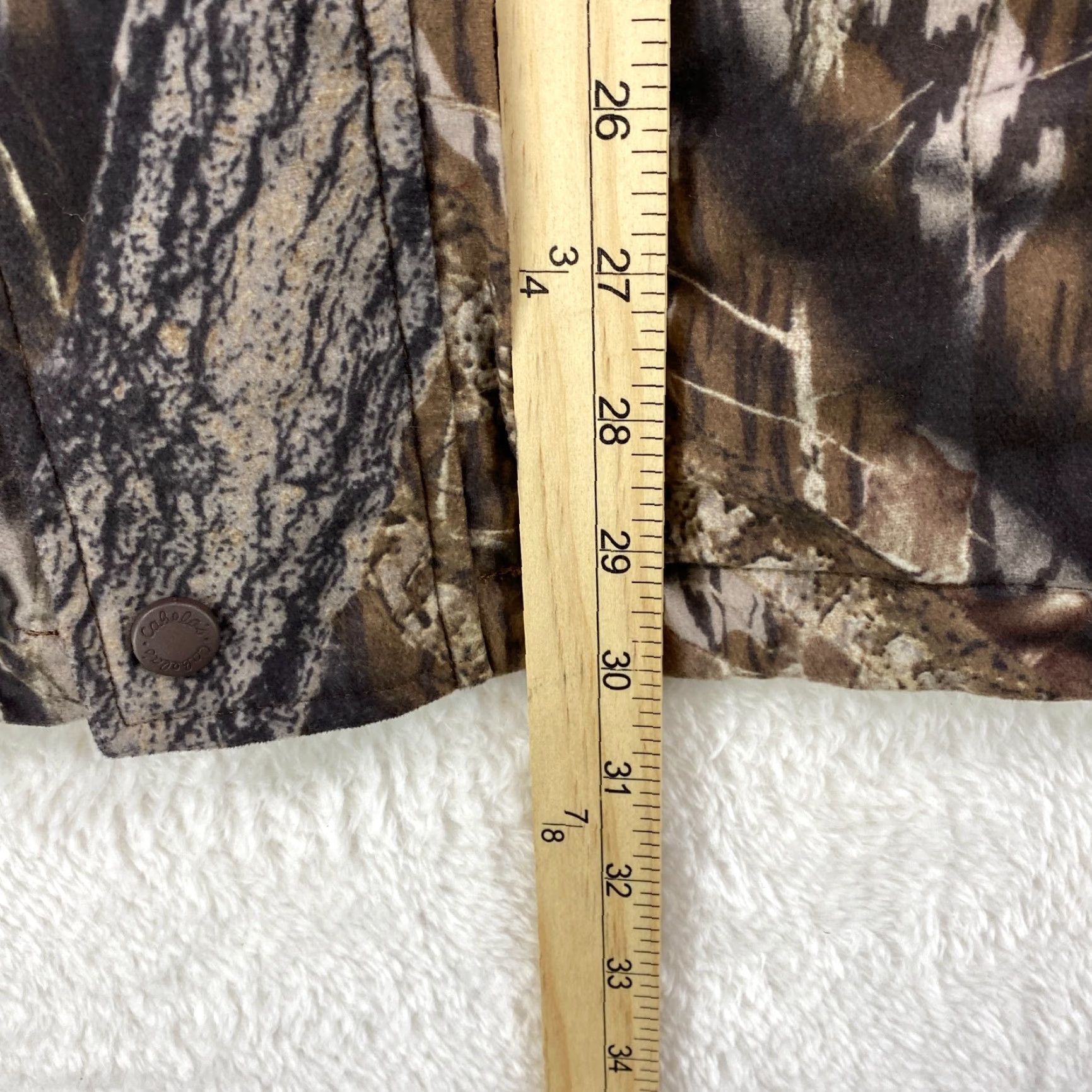 Vintage Cabela's Dry Plus Camouflage Mossy Oak Hooded Zip Lightweight Jacket Coat Hunting Mens Medium Tall Camouflage Pattern Size US M / EU 48-50 / 2 - 6 Thumbnail