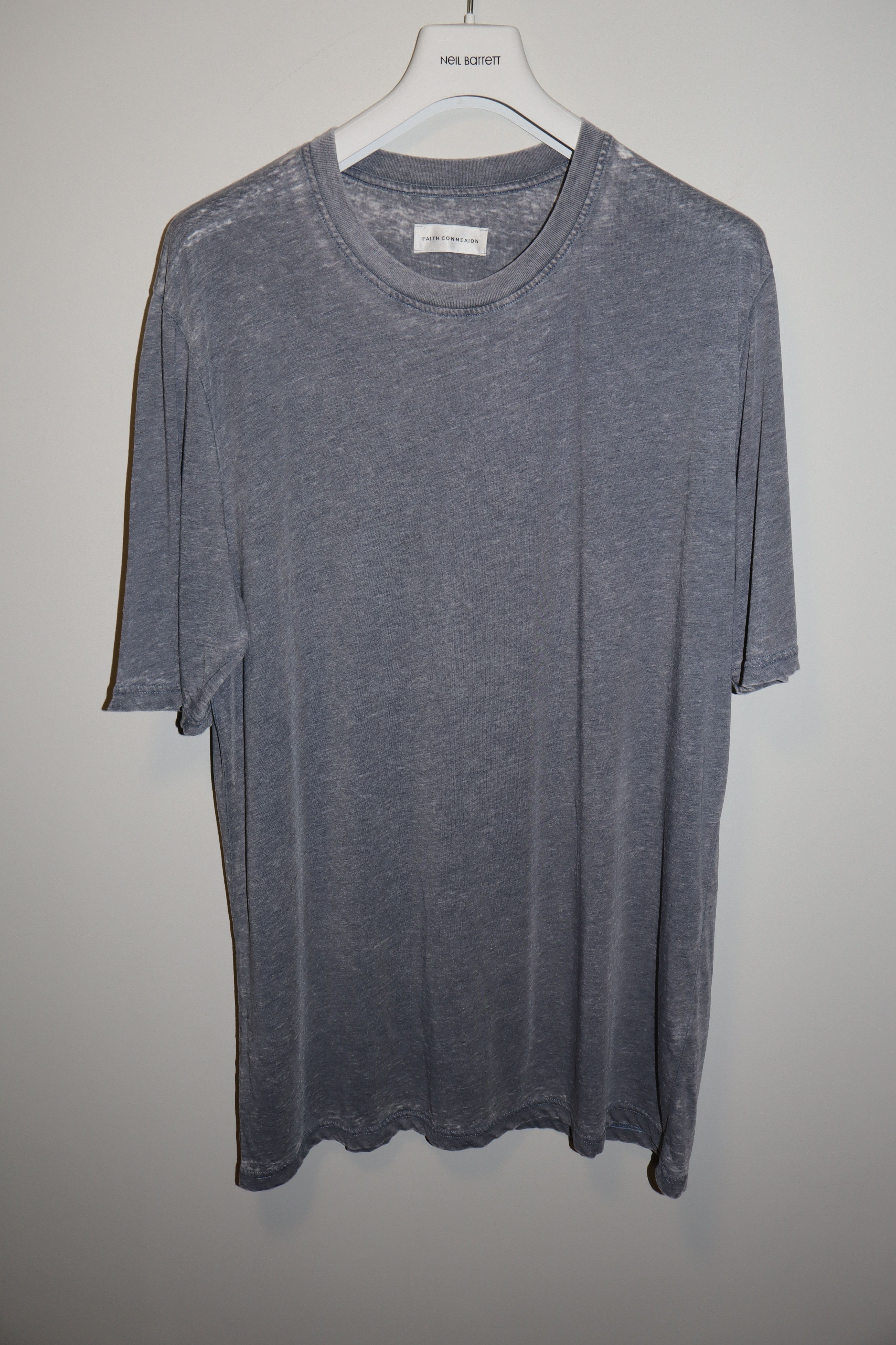 Faith Connexion Devore blue t-shirt Size US M / EU 48-50 / 2 - 1 Thumbnail