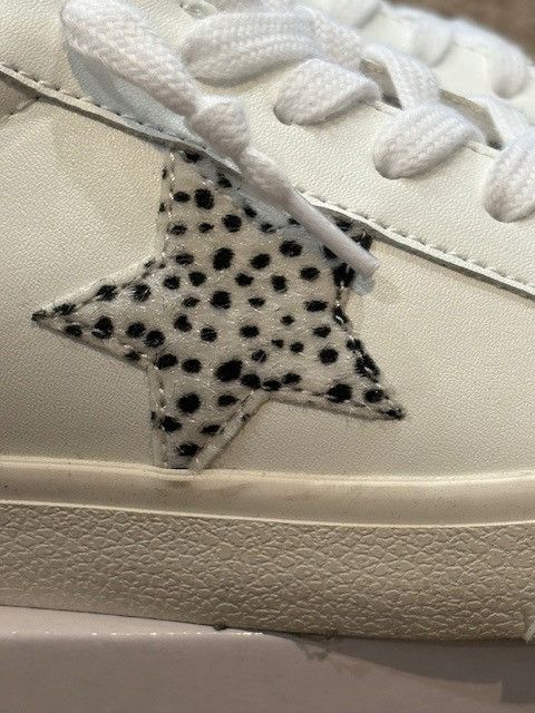 Vintage Havana Vintage Havana White Studded Cheetah Mix Sneakers Size US 7 / IT 37 - 3 Thumbnail