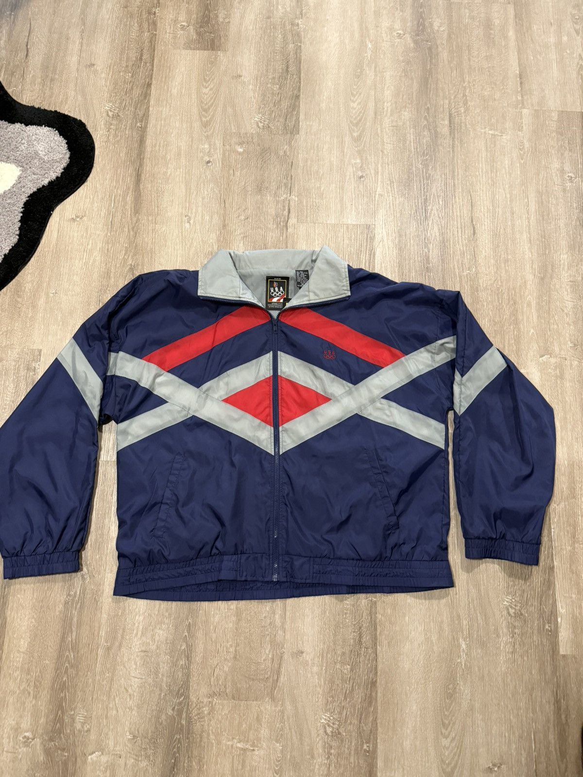 USA Olympics Vintage USA Olympics windbreaker Size US XL / EU 56 / 4 - 1 Thumbnail