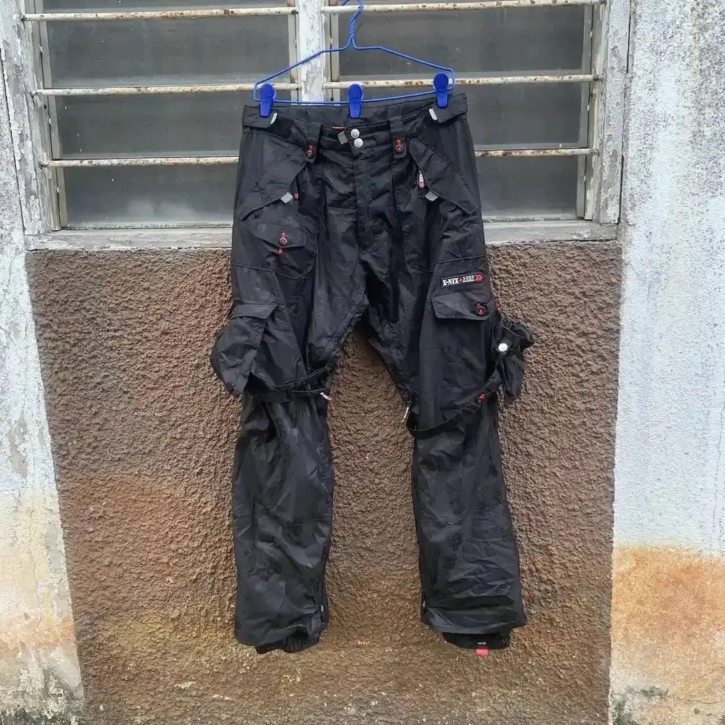 Goretex CRAZY💥 Nix Unisex Ski Multi Pocket Zip Pants Spring Waist L Size US 34 / EU 50 - 3 Thumbnail