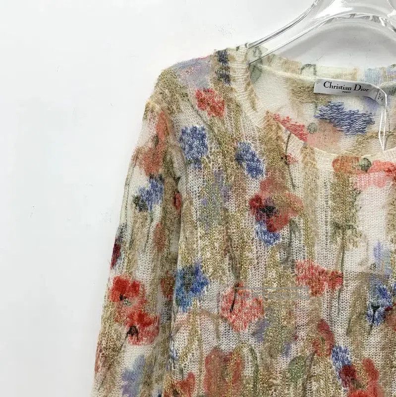 Dior Dior Floral Cashmere Women's Shirt Size S . Size S / US 4 / IT 40 - 3 Thumbnail