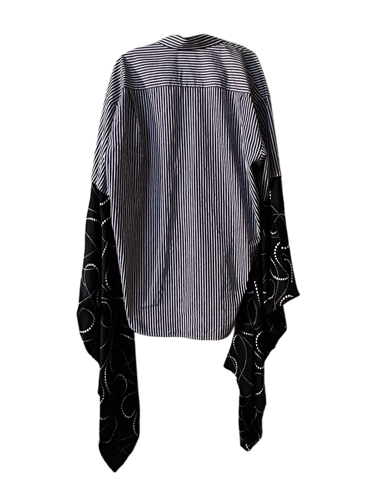 Balenciaga BALENCIAGA Oversized Striped Silk Shirt Size XS / US 0-2 / IT 36-38 - 3 Thumbnail