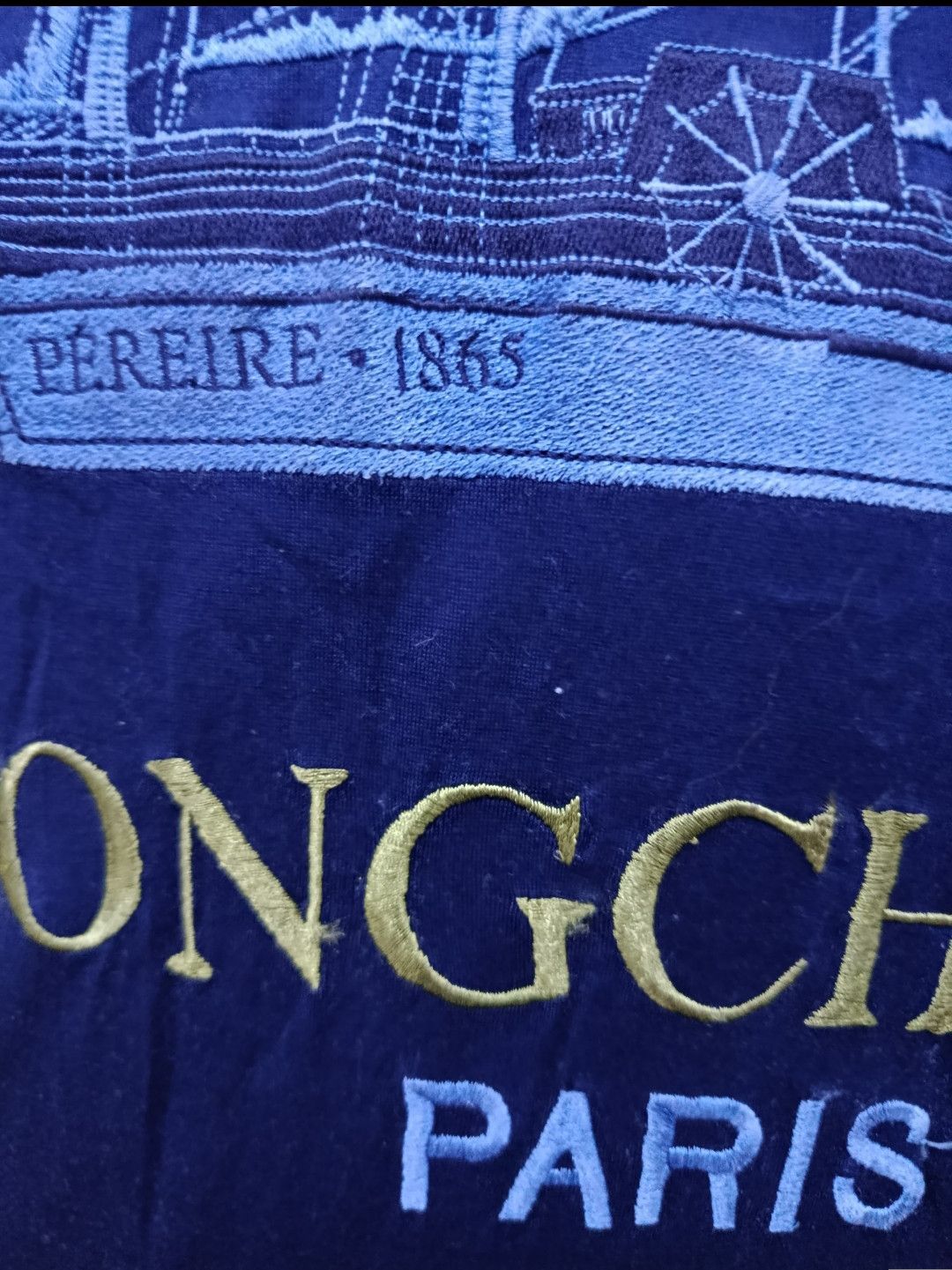 Longchamp Vtg Longchamp Paris Embroidered T-shirt Size US M / EU 48-50 / 2 - 4 Thumbnail