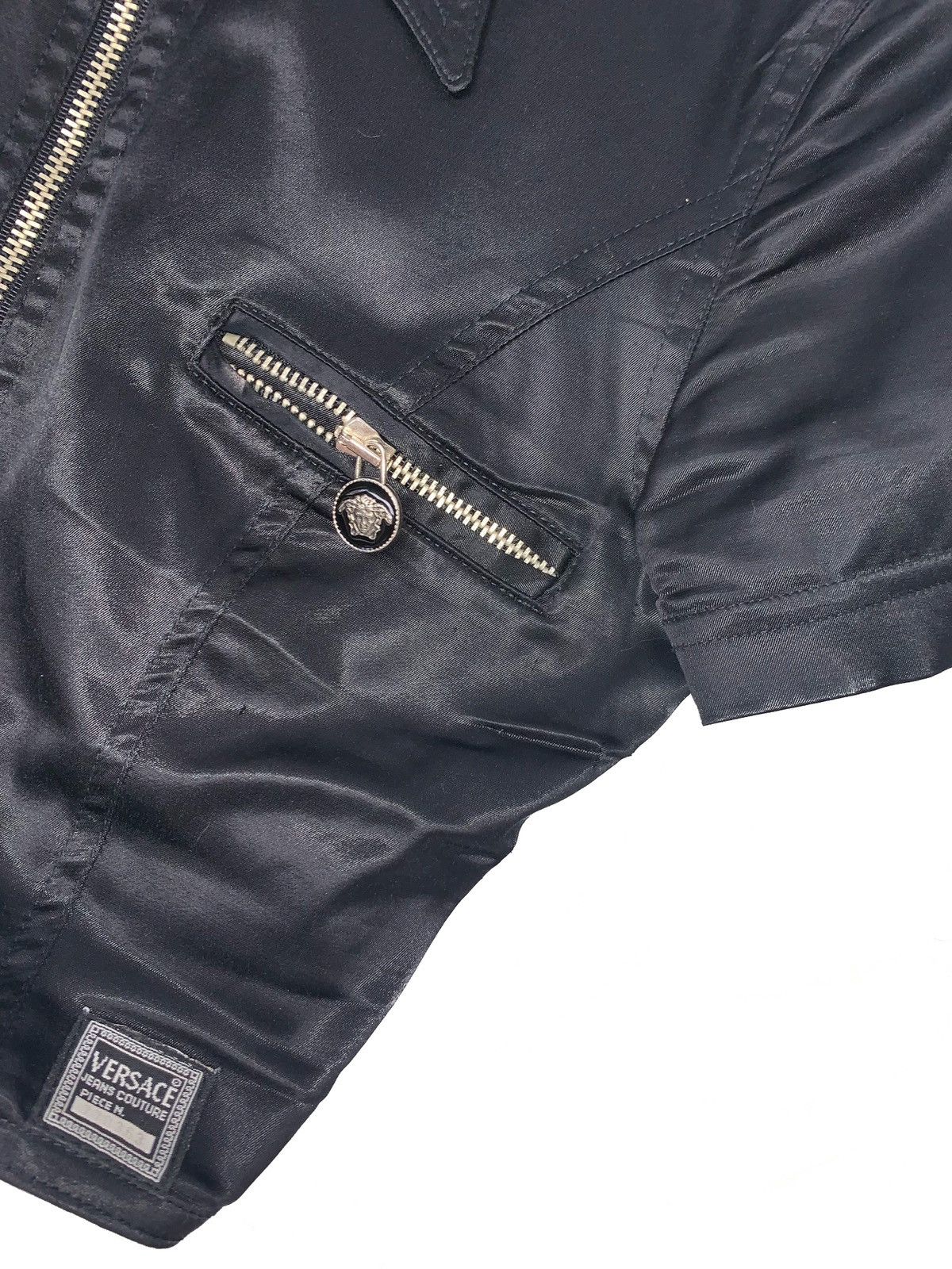 Versace × Versace Jeans Couture Versace Zip Up Crop Size S / US 4 / IT 40 - 7 Thumbnail