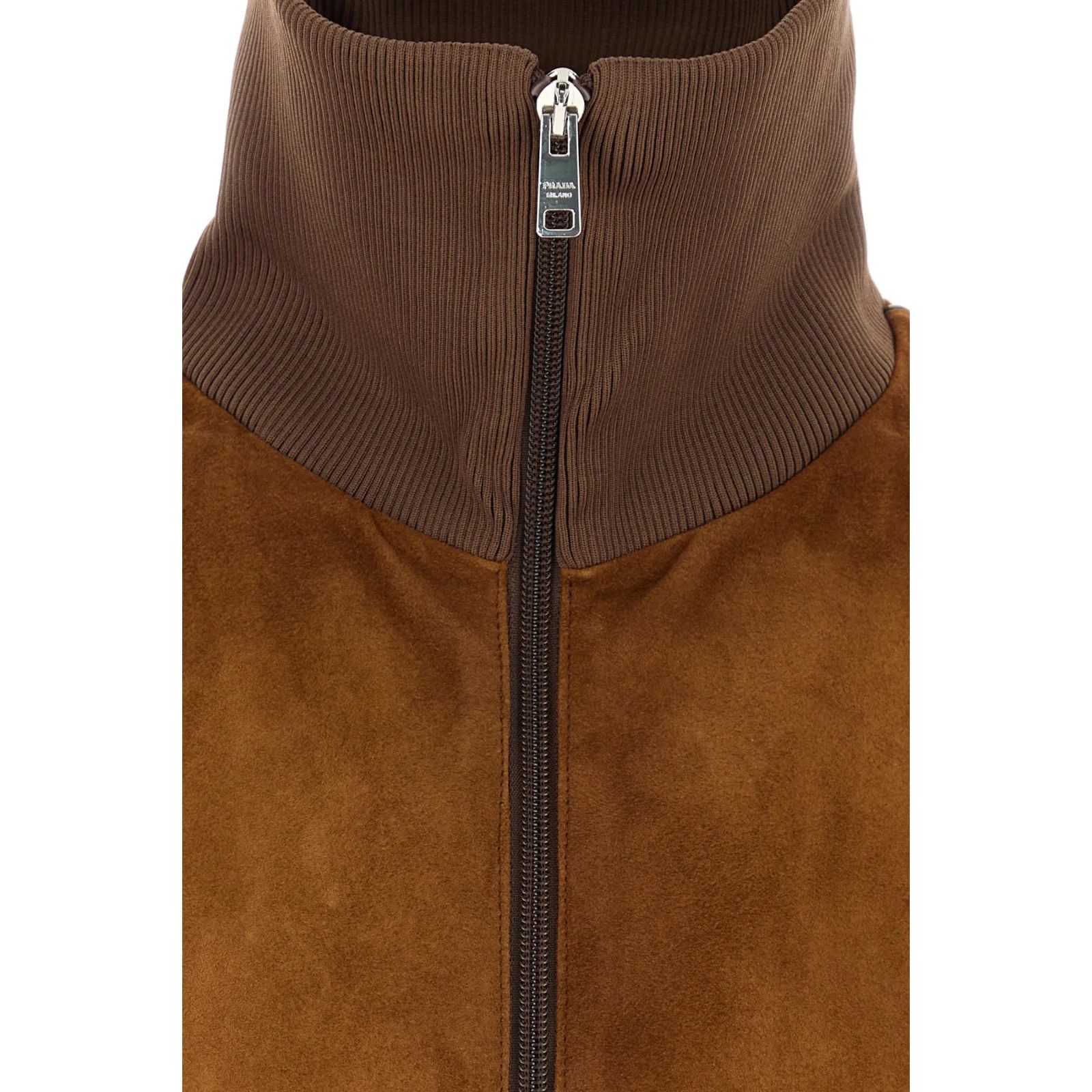 Prada PRADA Caramel Suede Jacket New & Authentic (Men's size:50;) Size US M / EU 48-50 / 2 - 3 Thumbnail