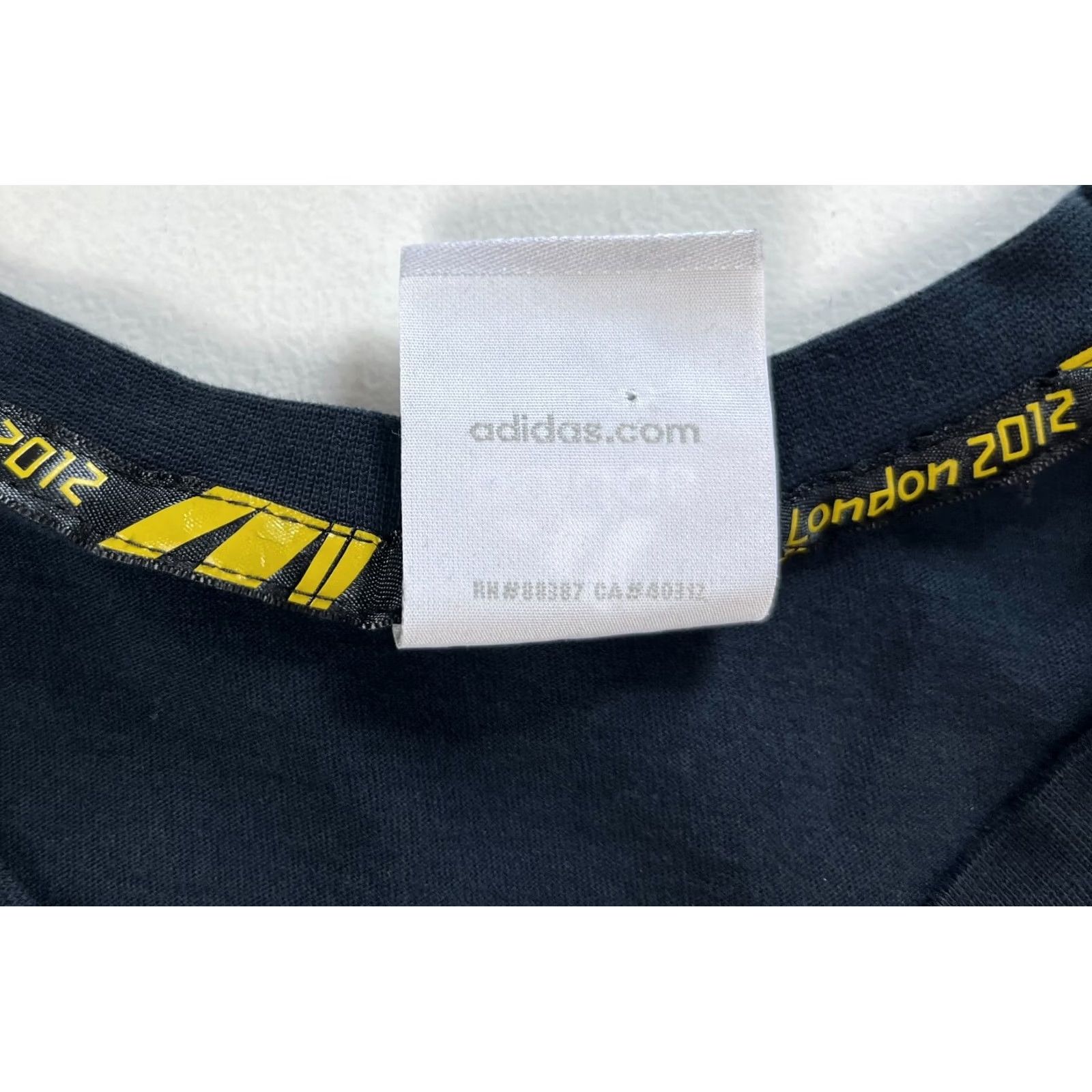 Adidas adidas T-Shirt Men Vintage London 2012 Olympic Games XL Black Cotton Crew Neck Short Sleeve Sports 2010-2019 Mens Size US XL / EU 56 / 4 - 7 Thumbnail