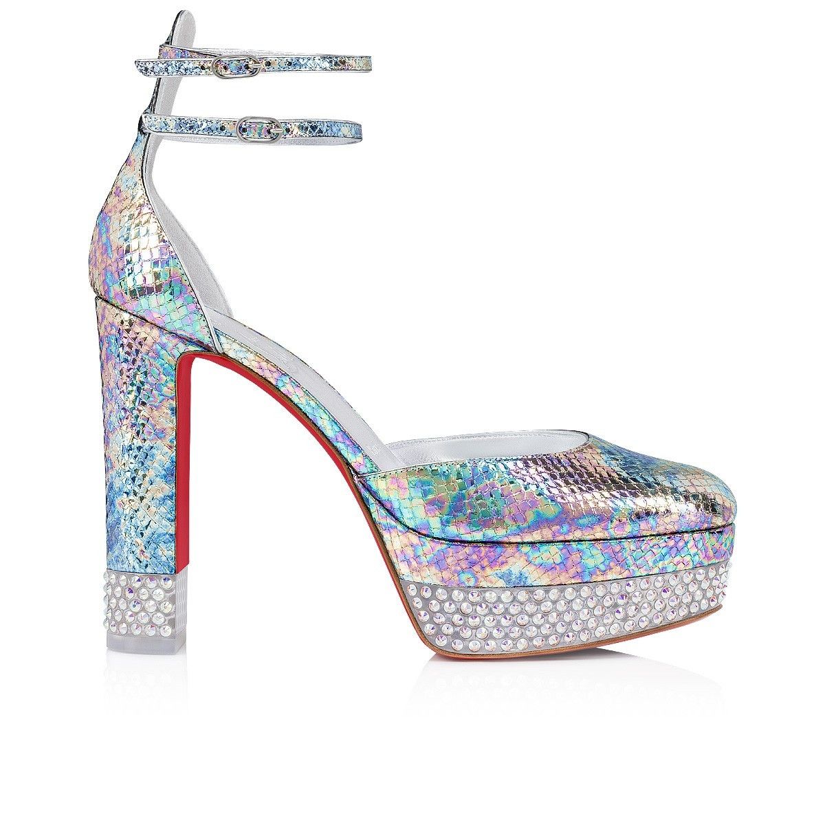 Christian Louboutin Cassandrinetta Alta 120mm Aurore Boréale Size US 9 / IT 39 - 1 Thumbnail