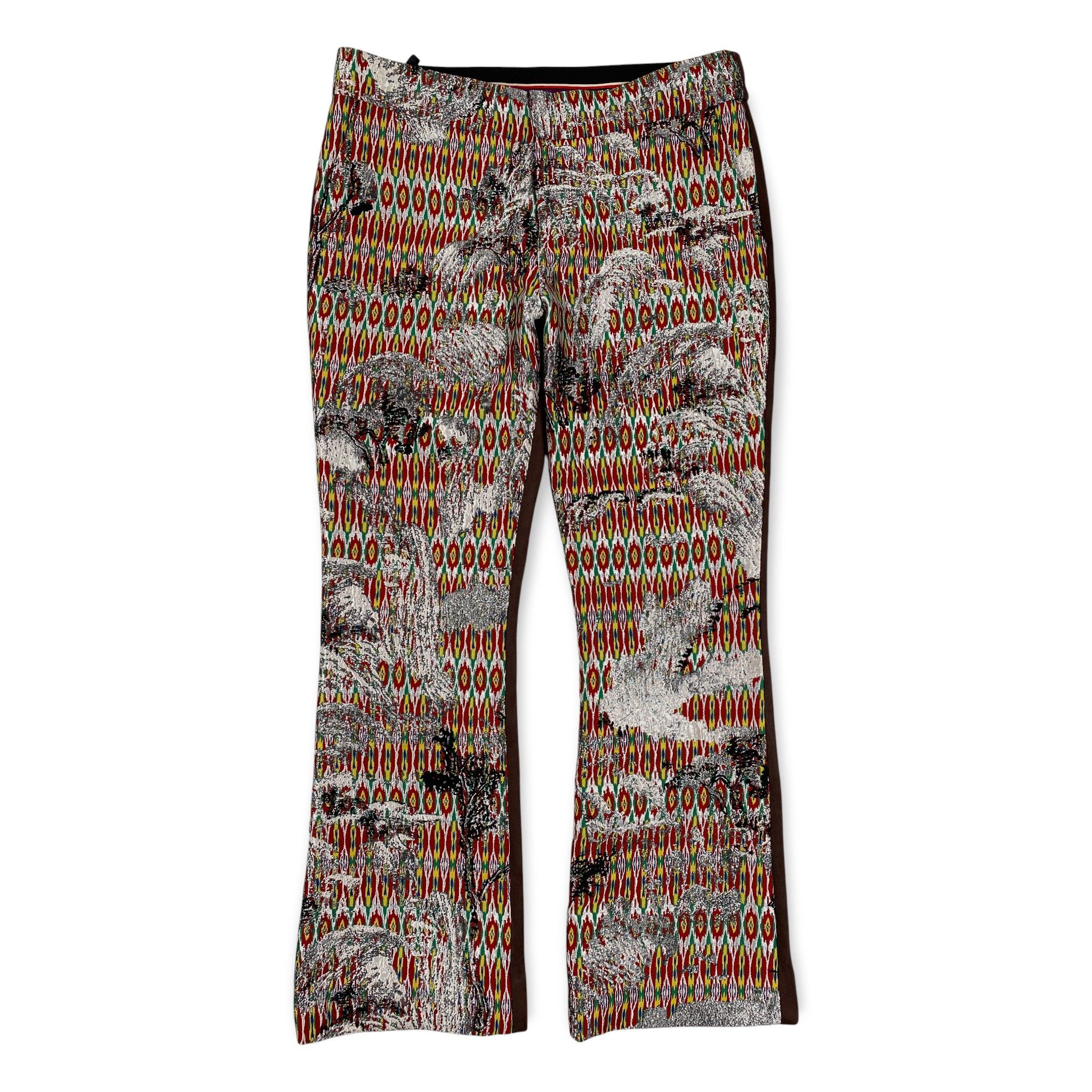 Vivienne Tam Weave Pattern Bootcut Pants Size 30" / US 8 / IT 44 - 1 Thumbnail