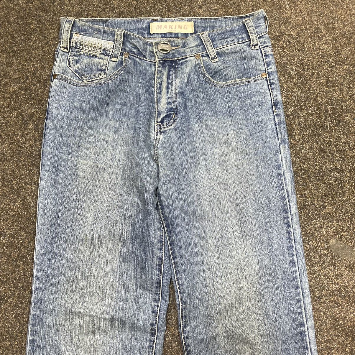Vintage Vintage Y2K Baggy Flare Jeans Light Wash Skate Archive Logo Size 28" / US 6 / IT 42 - 4 Thumbnail
