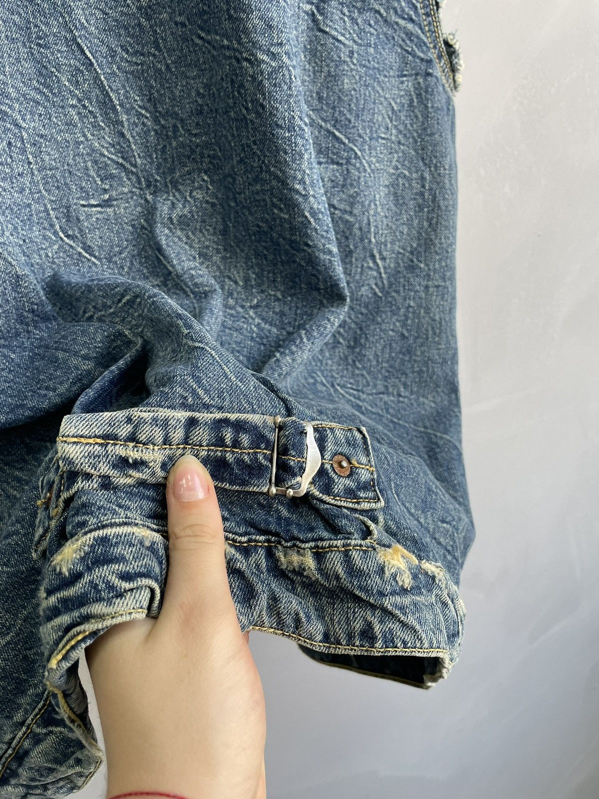 Levi's Rare Levis streetwear type 1 distressed jacket vest 90s Size US XL / EU 56 / 4 - 13 Thumbnail