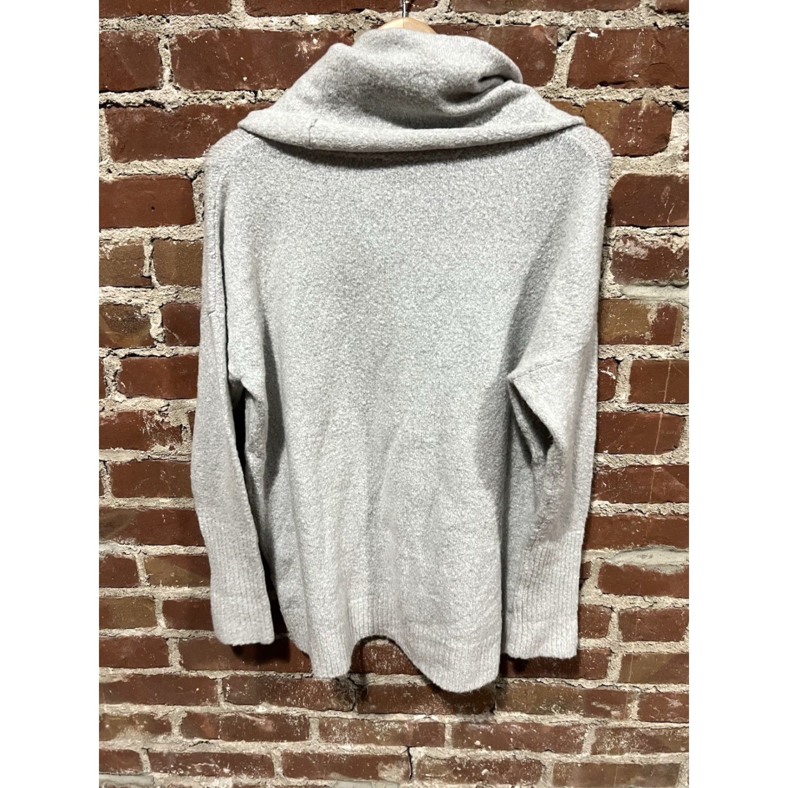 French Connection French Connection Knit Sweater Cowl Neck Gray M Women's Pullover Tunic Long Sleeve NWT Size M Regular Non-Defect Size M / US 6-8 / IT 42-44 - 5 Thumbnail