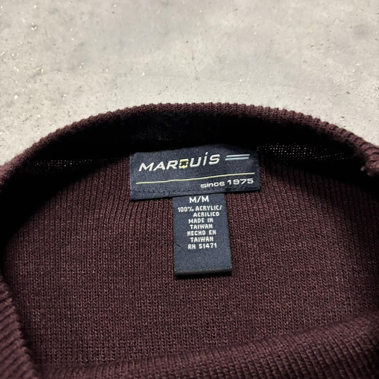 Japanese Brand × Vintage Crazy Vintage Y2K/2000s Grunge Dark Red Striped Skater Light Sweater! Size US M / EU 48-50 / 2 - 4 Thumbnail