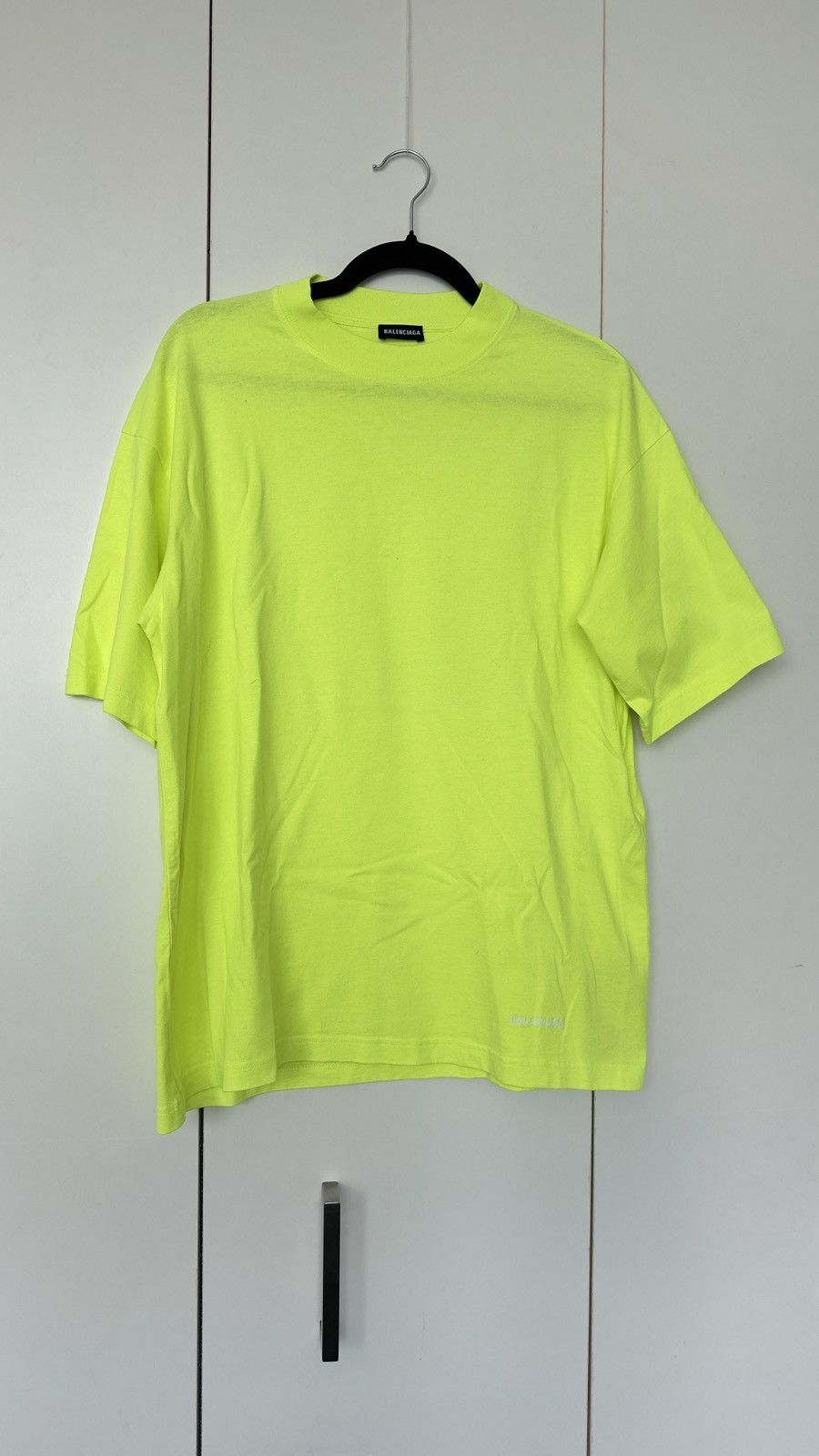 Balenciaga Balenciaga Neon Logo T-Shirt Size US XS / EU 42 / 0 - 1 Thumbnail