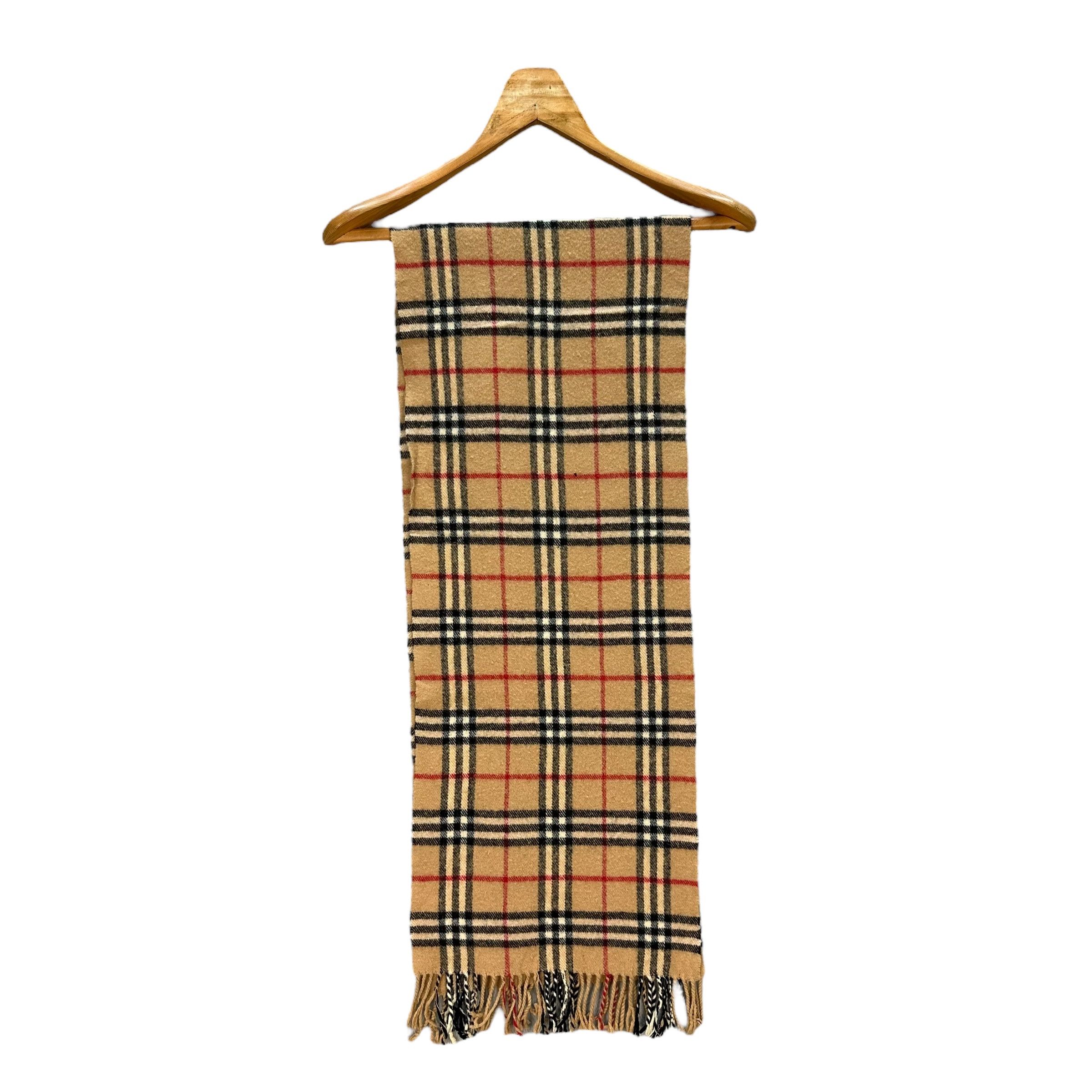 Burberry 90's BURBERRY Nova Check Muffler Neckwear Scarf #A68-1643 Size ONE SIZE - 3 Thumbnail