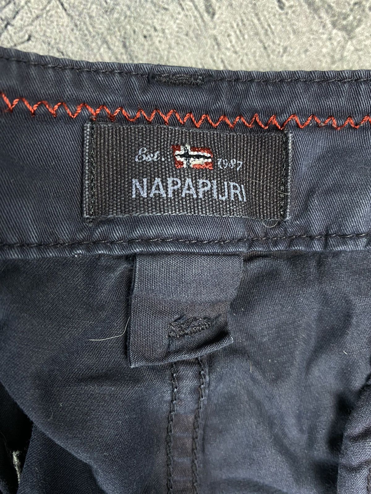 Napapijri Vintage Napapijri Tactical Cargo Pants Travis Scott Style Size US 33 - 12 Thumbnail
