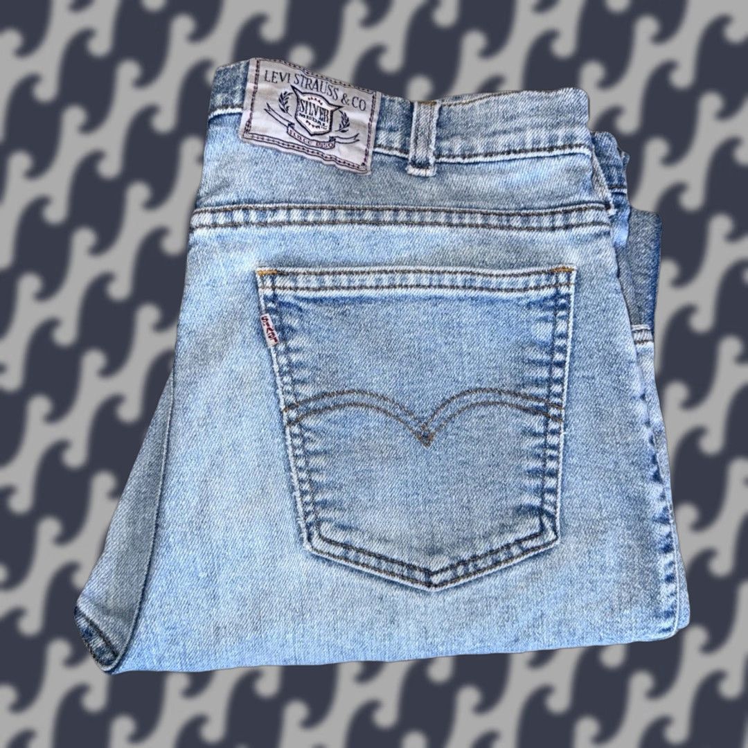 Levi's VINTAGE Levi’s Silver Medal Levi Jeans Men 33X32 Blue Denim 90s USA Jeans Size US 33 - 1 Thumbnail