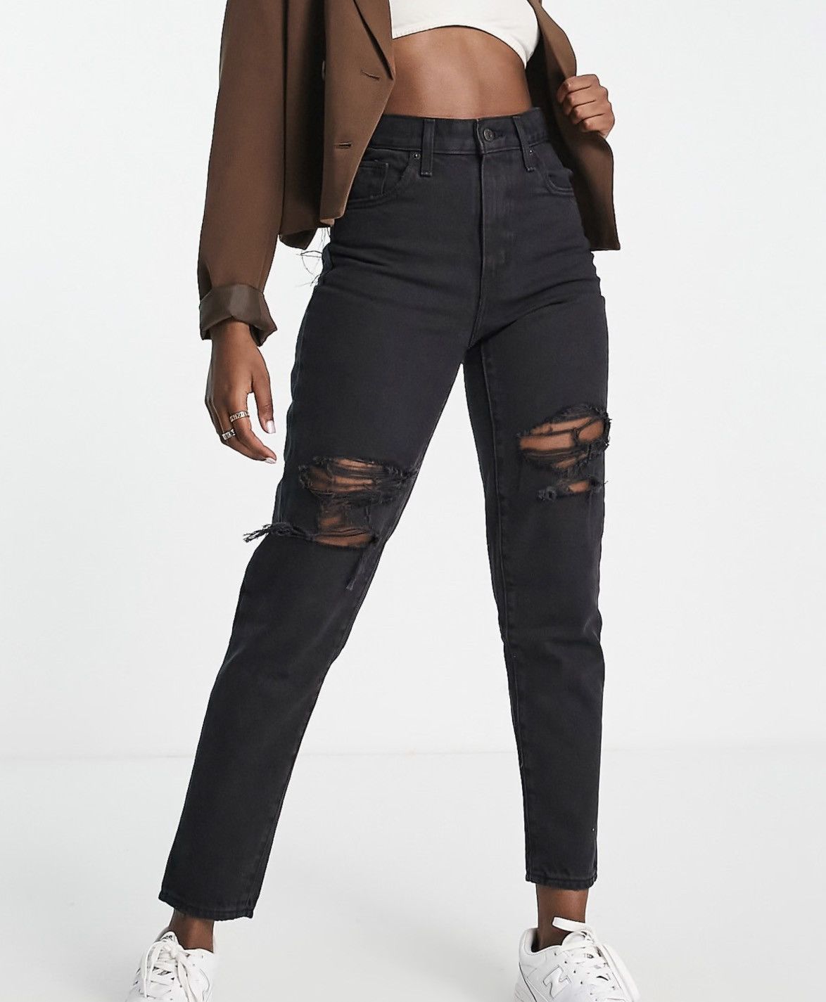 Levi's Levi's high waisted distressed mom jean Size 27" / US 4 / IT 40 - 2 Thumbnail