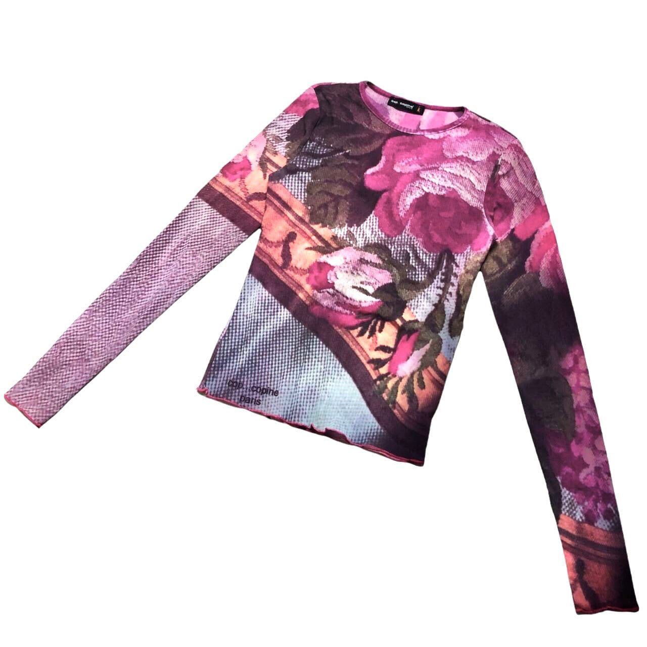 Cop Copine The Cop Copine Roses Mesh Top Size ONE SIZE - 2 Thumbnail