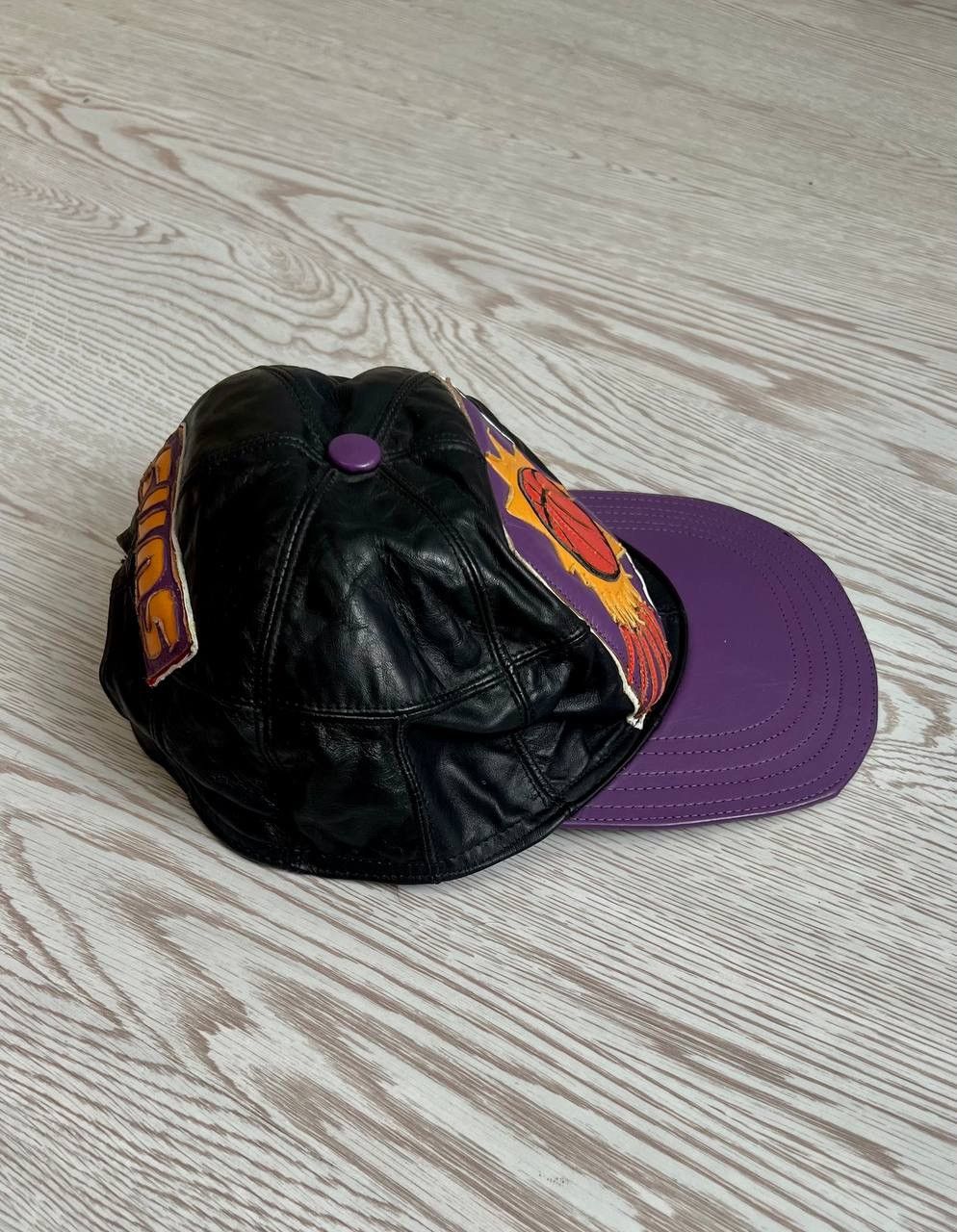 NBA × Vintage 90s VINTAGE PHOENIX SUNS LEATHER LOGO CAP Size ONE SIZE - 7 Thumbnail