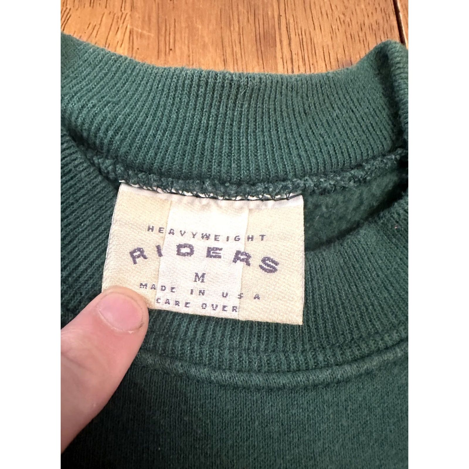 Lee VINTAGE Santa Clause Christmas Crewneck Sweatshirt Medium Riders By Lee USA Made Green Men Size US M / EU 48-50 / 2 - 3 Thumbnail