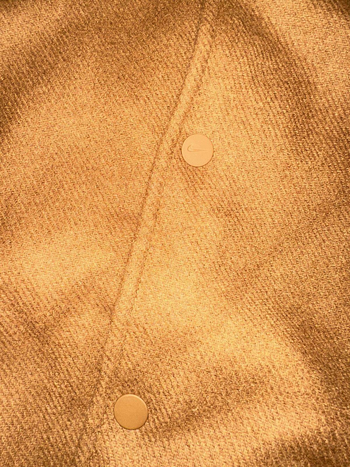 Nike Nike Air Varsity Jacket Wool Leather Tan Brown Size X Small Size US XS / EU 42 / 0 - 4 Thumbnail