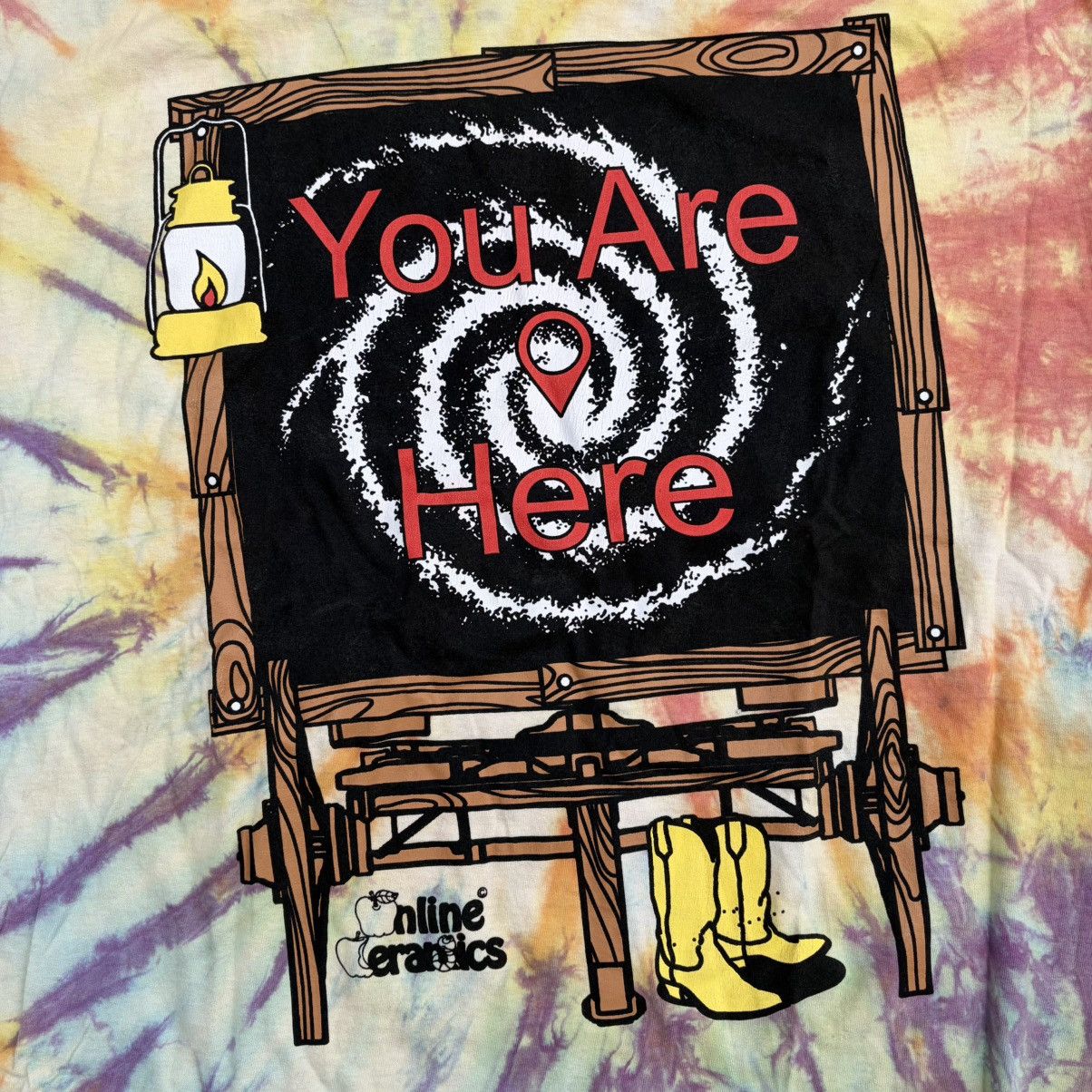 Online Ceramics Online Ceramics Hitch Your Wagon Tie Dye Shirt Size XXL Rare Size US XXL / EU 58 / 5 - 3 Thumbnail