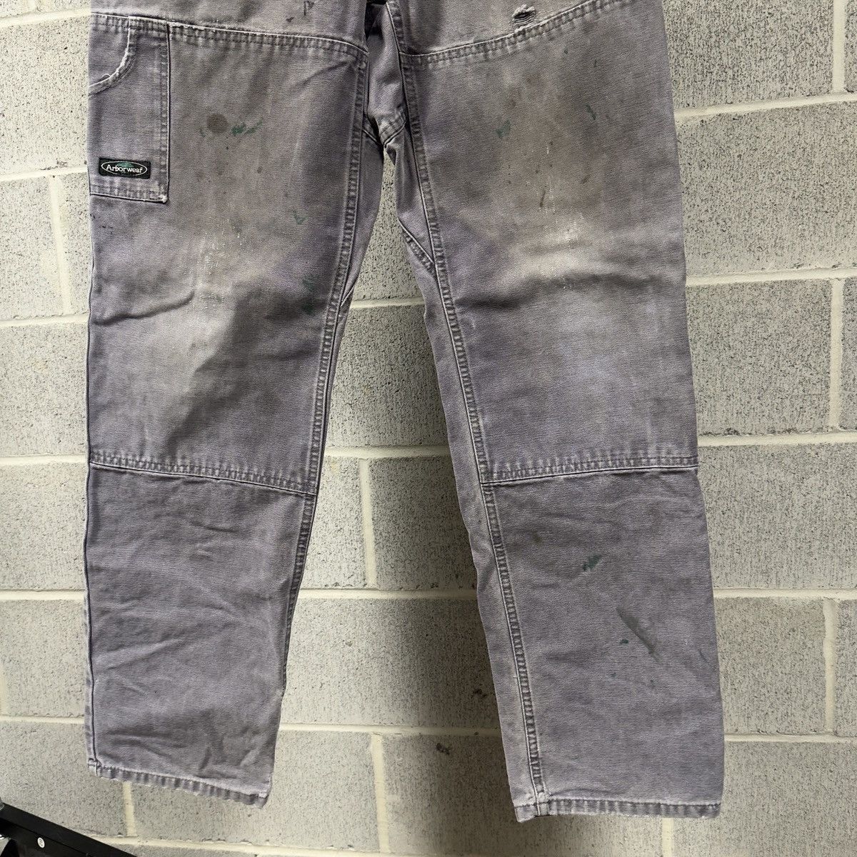 Vintage Thrashed Faded Distressed Arborwear Work Pants ERD Grunge Size US 34 / EU 50 - 6 Thumbnail