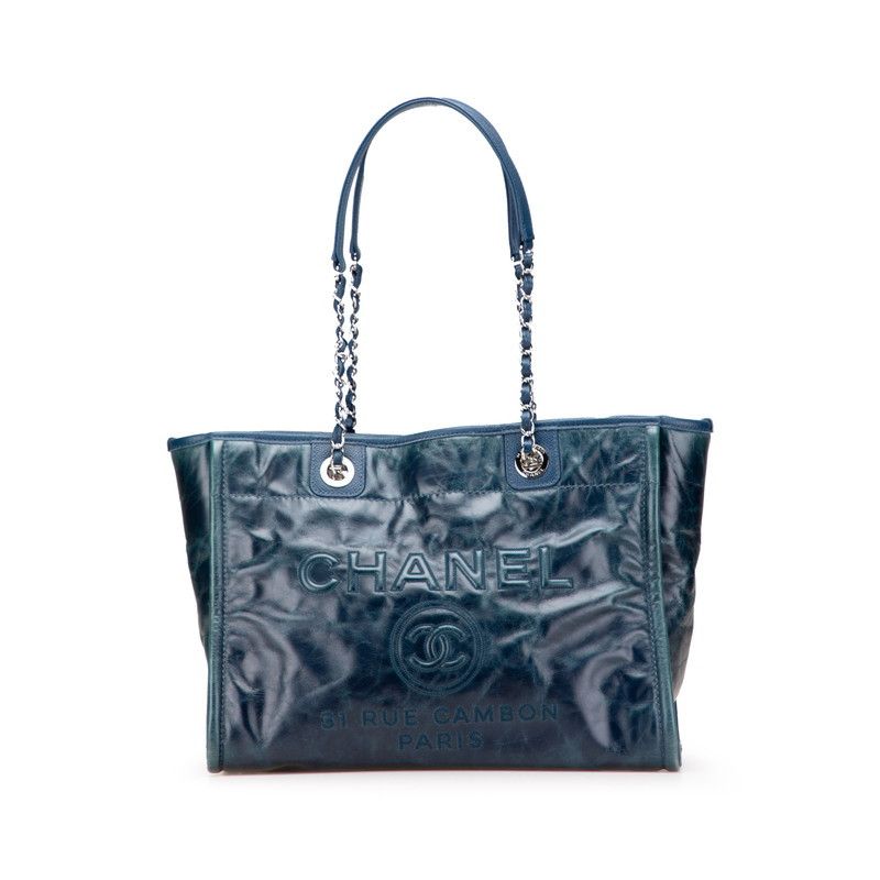 Chanel Chanel Chanel Deauville Lambskin 2way bag Leather Tote Bag A93257 Size ONE SIZE - 1 Thumbnail