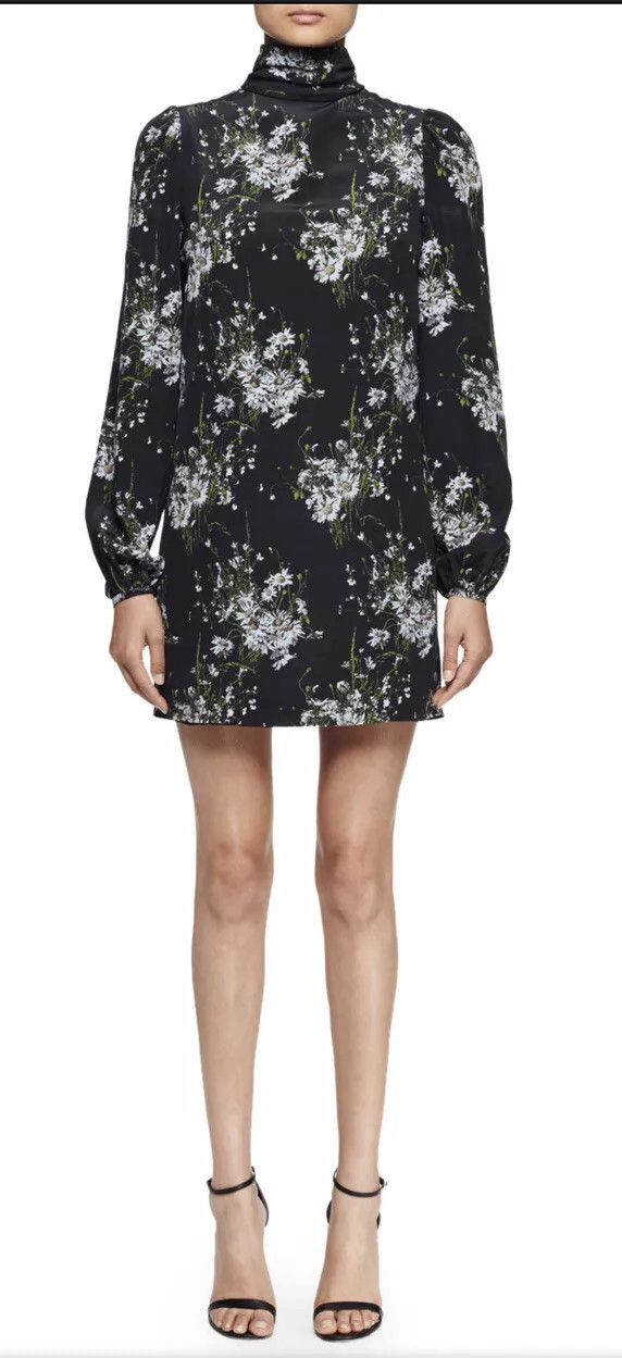 Alexander McQueen o1y0325 Mini Dress in Multicolor Size L / US 10 / IT 46 - 1 Thumbnail