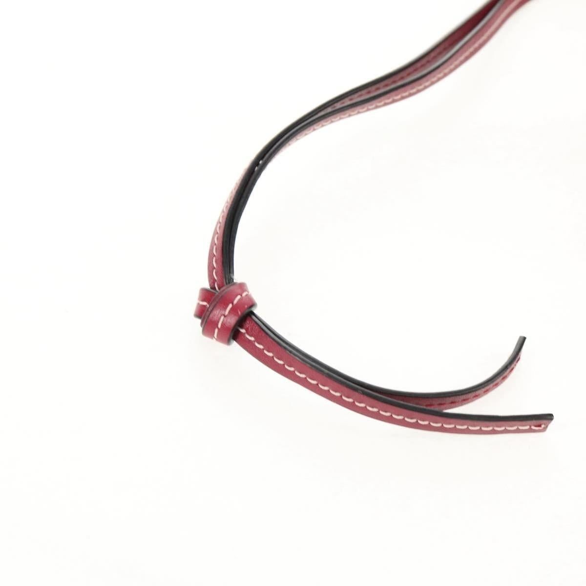 Loewe Loewe Anagram Leather Missy Small Shoulder Bag Red Size ONE SIZE - 12 Thumbnail