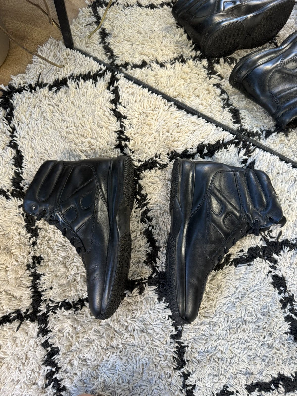 Hogan × Vintage Hogan Interactive leather boots Size US 11.5 / EU 44-45 - 6 Thumbnail