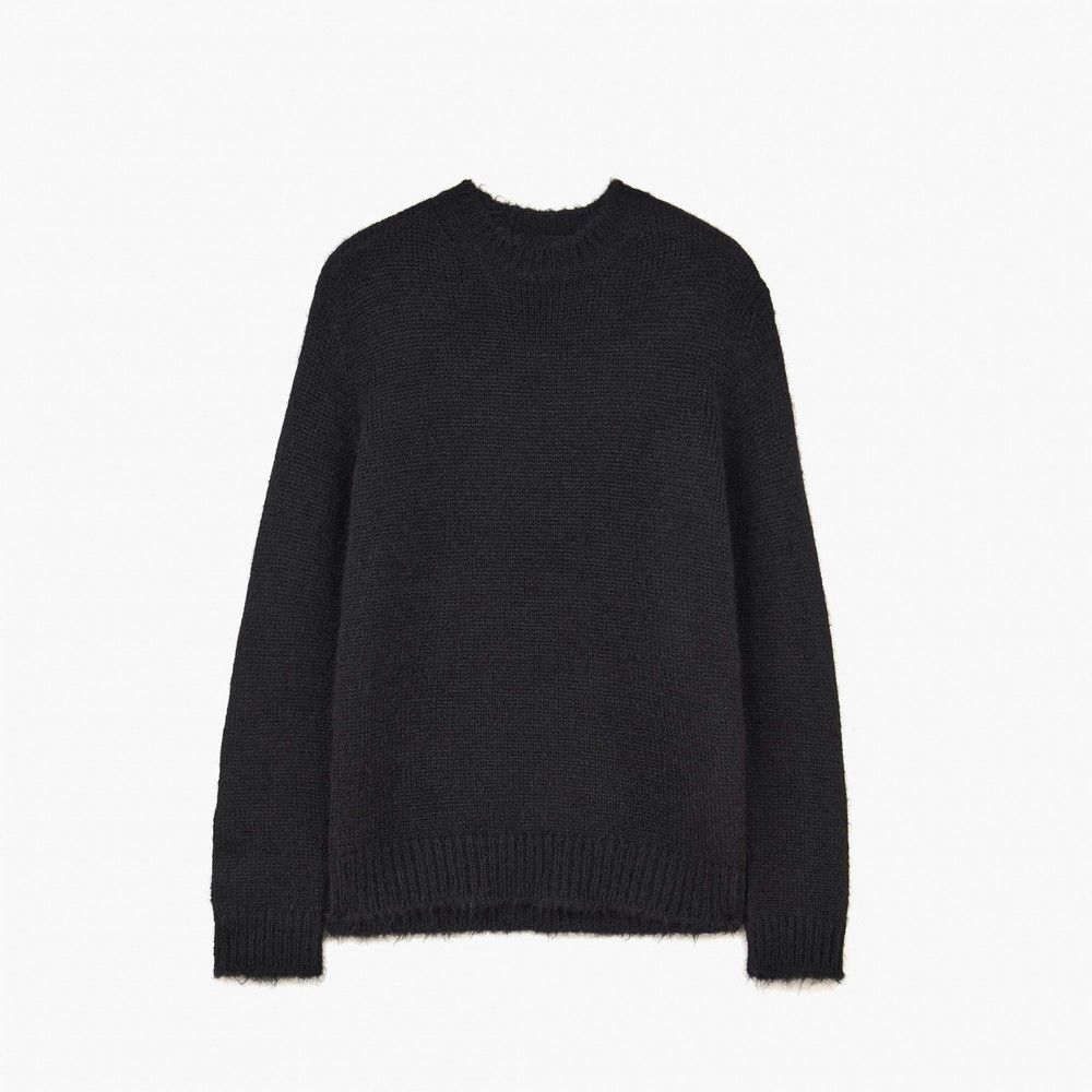 Jil Sander o1w1db11025 Cn Ls Jumper in Black Size US L / EU 52-54 / 3 - 1 Thumbnail