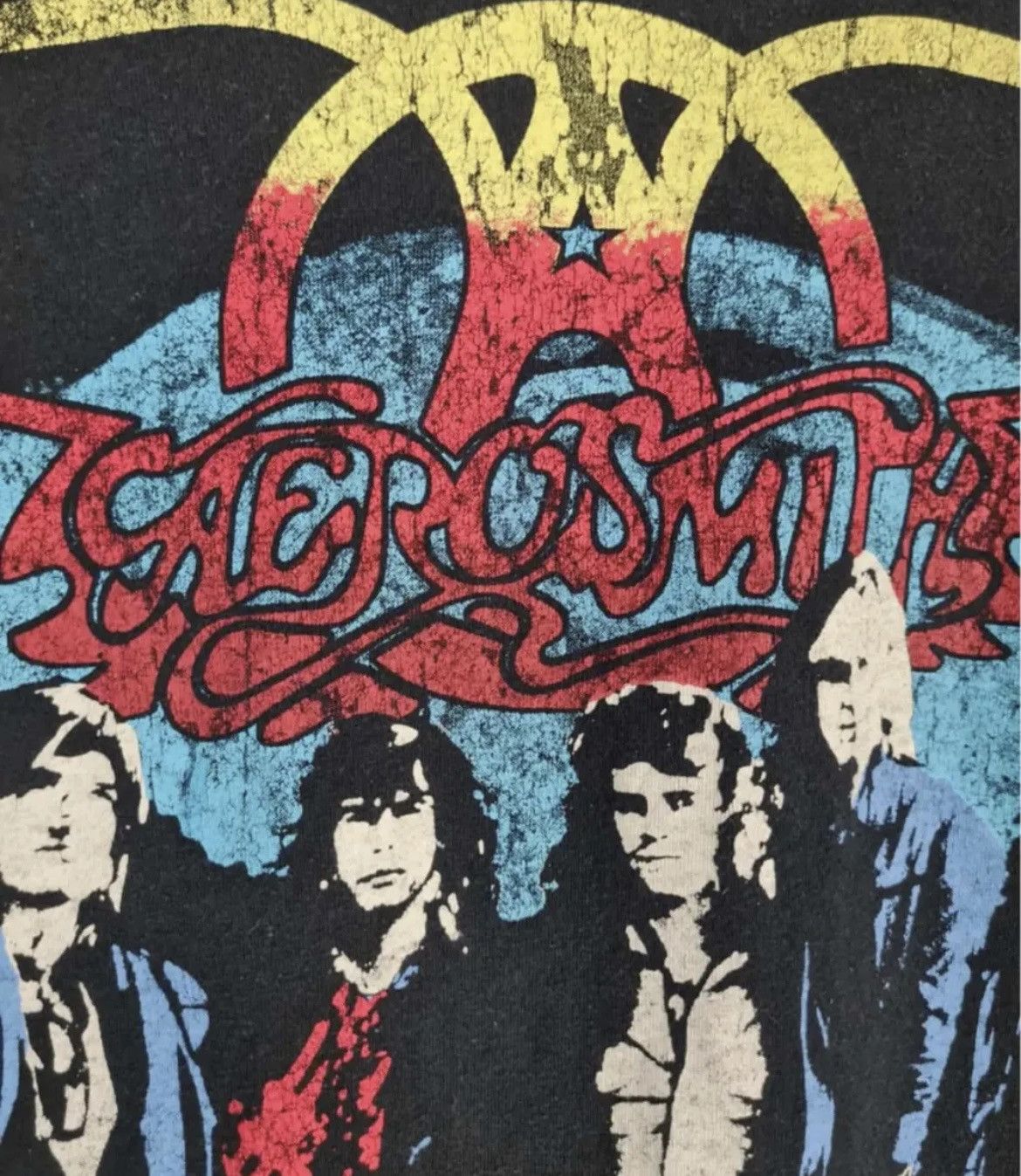 Vintage Aerosmith vintage long sleeve rocks tour tshirt small detail Size US XL / EU 56 / 4 - 3 Thumbnail