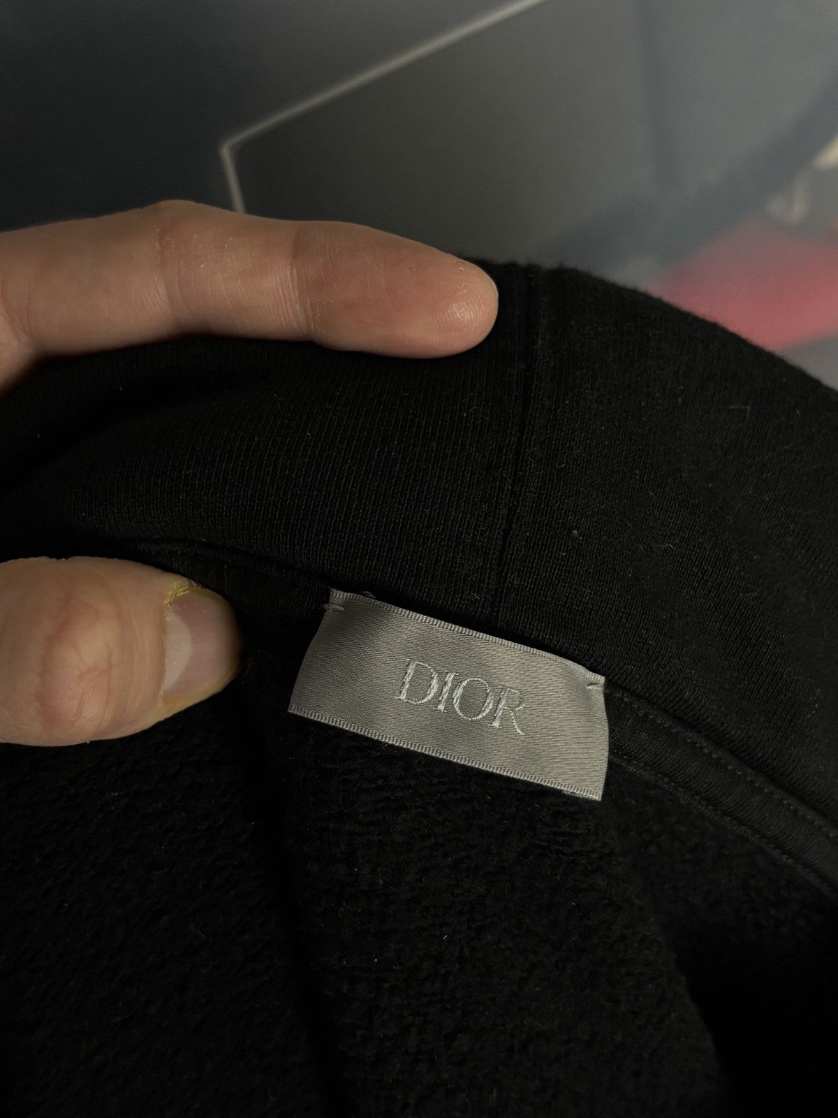 Dior Dior CD Black Oversized Hoodie Sweatshirt Size US L / EU 52-54 / 3 - 10 Thumbnail