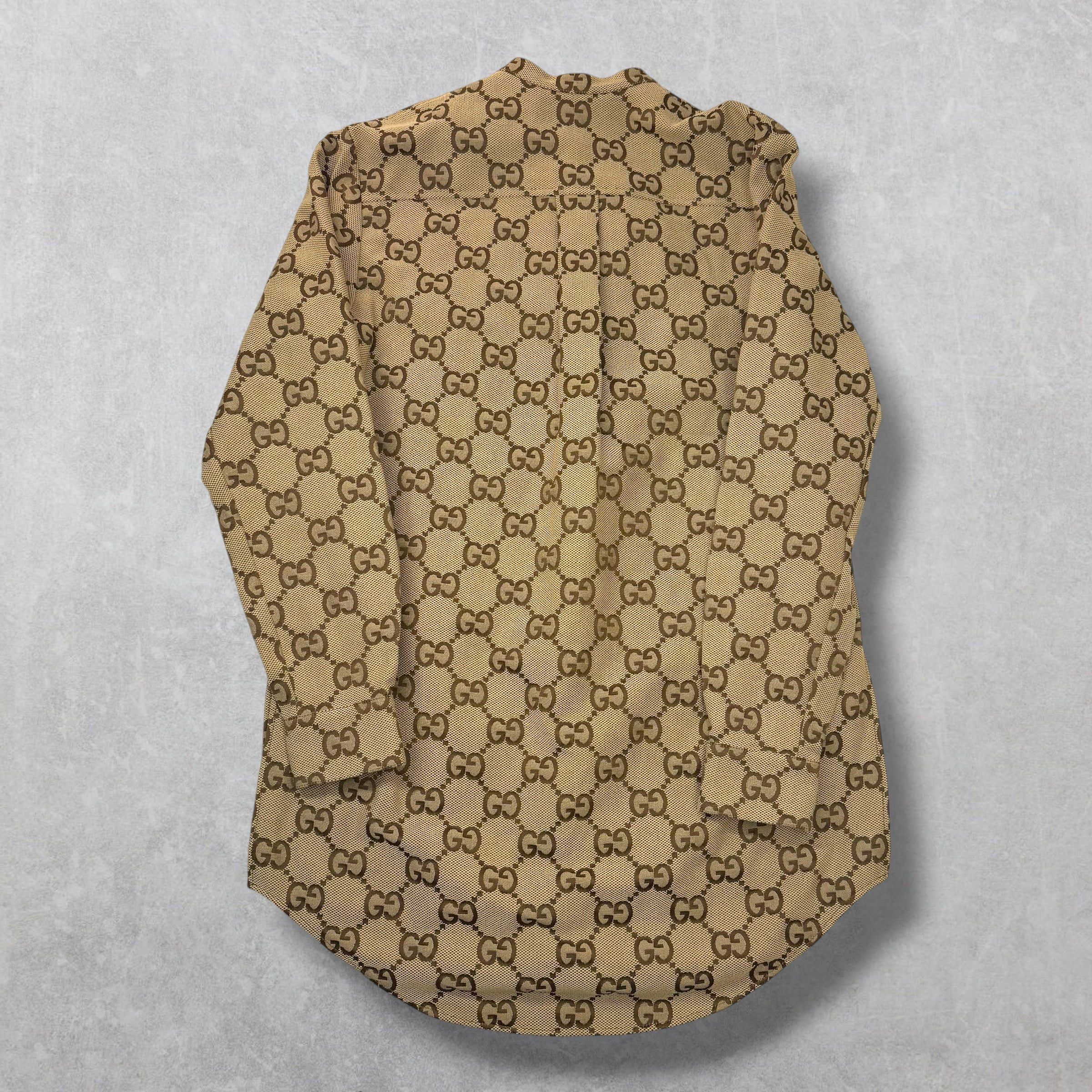 Gucci Gucci Maxi GG Canvas Shirt 40 (M) Size M / US 6-8 / IT 42-44 - 2 Thumbnail