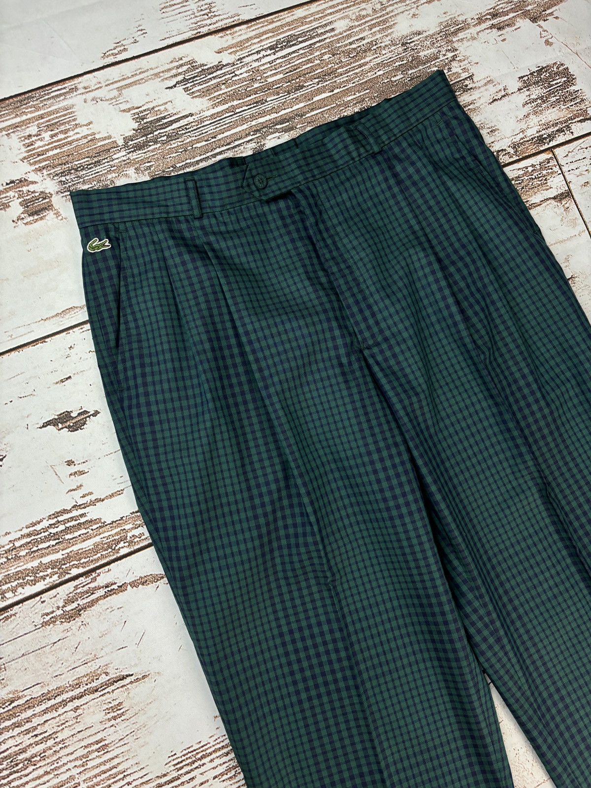 Lacoste Lacoste Chemise Vintage Checkered Casual Pants Size US 36 / EU 52 - 3 Thumbnail