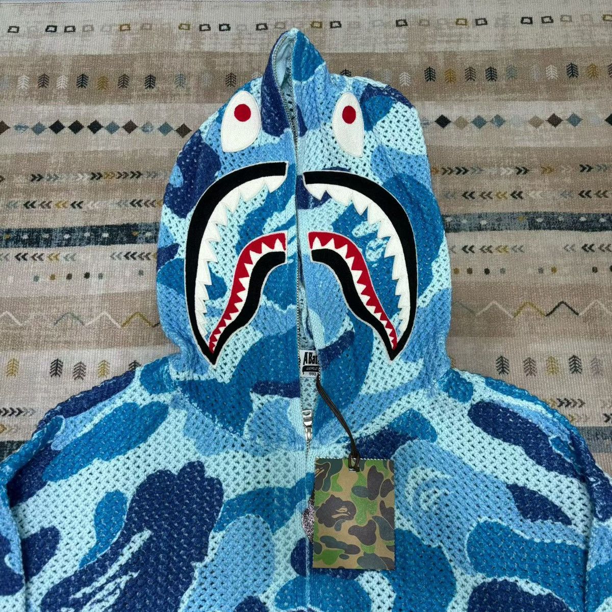 Bape COLOR CAMO SHARK FULL ZIP HOODIE Size US XL / EU 56 / 4 - 2 Thumbnail