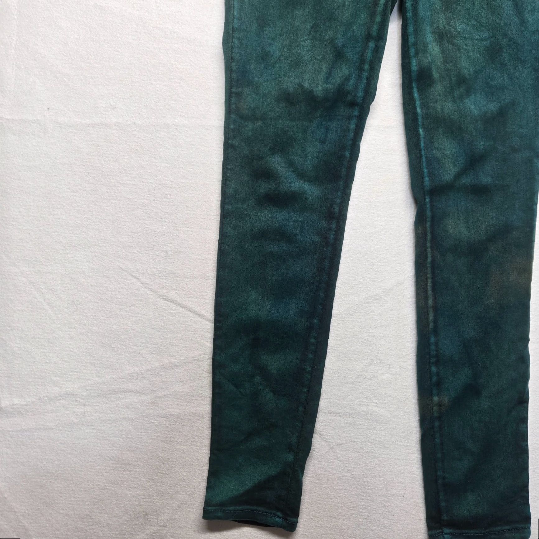 Nine West VINTAGE Nine West Jeans Green Bleach Ankle Straight Pants Adult Women 8 Green Bleached Ankle Straight Pants Womens 8 Size 30" / US 8 / IT 44 - 3 Thumbnail